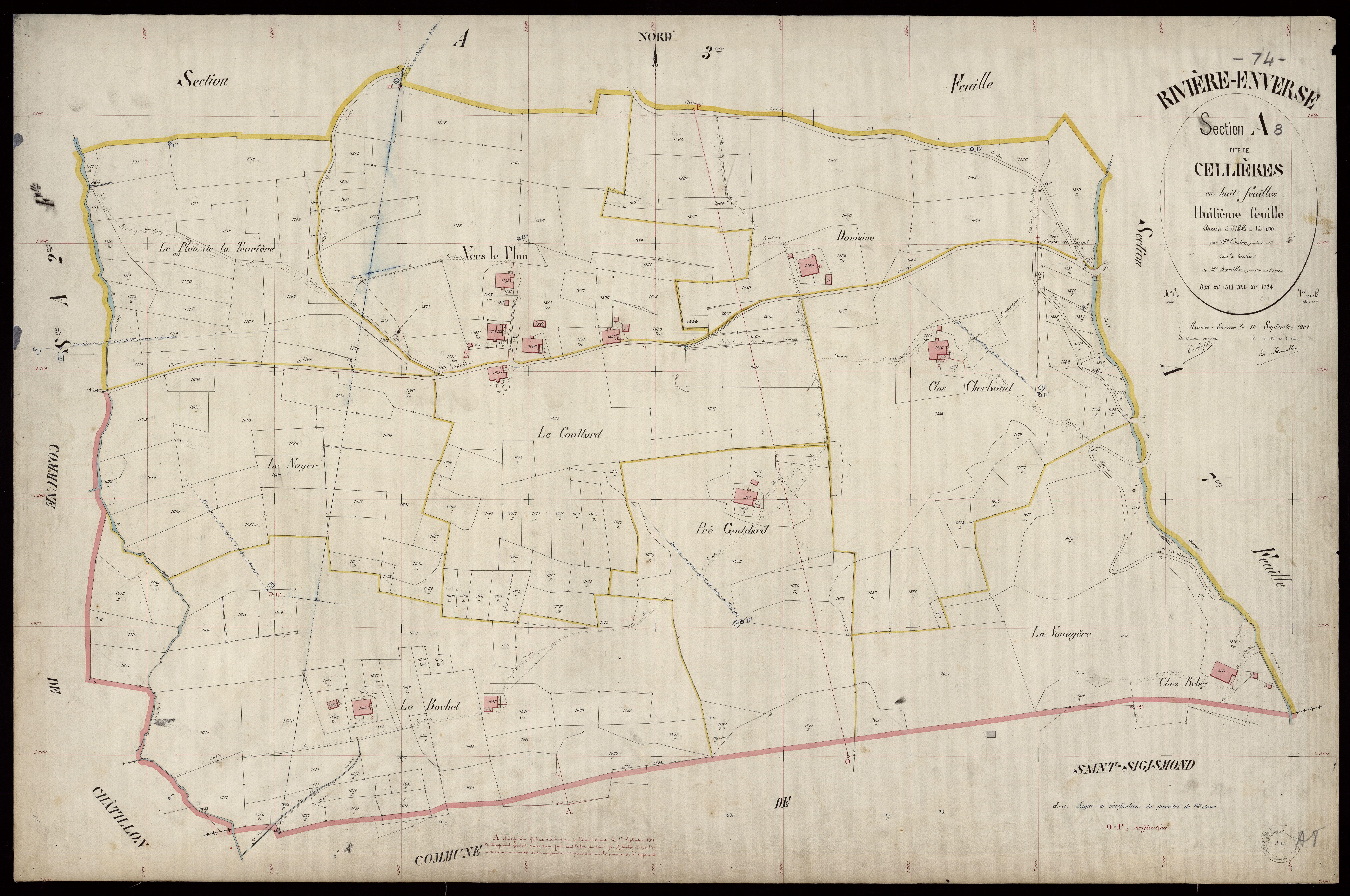 Section B : Rivière-Enverse - 1901