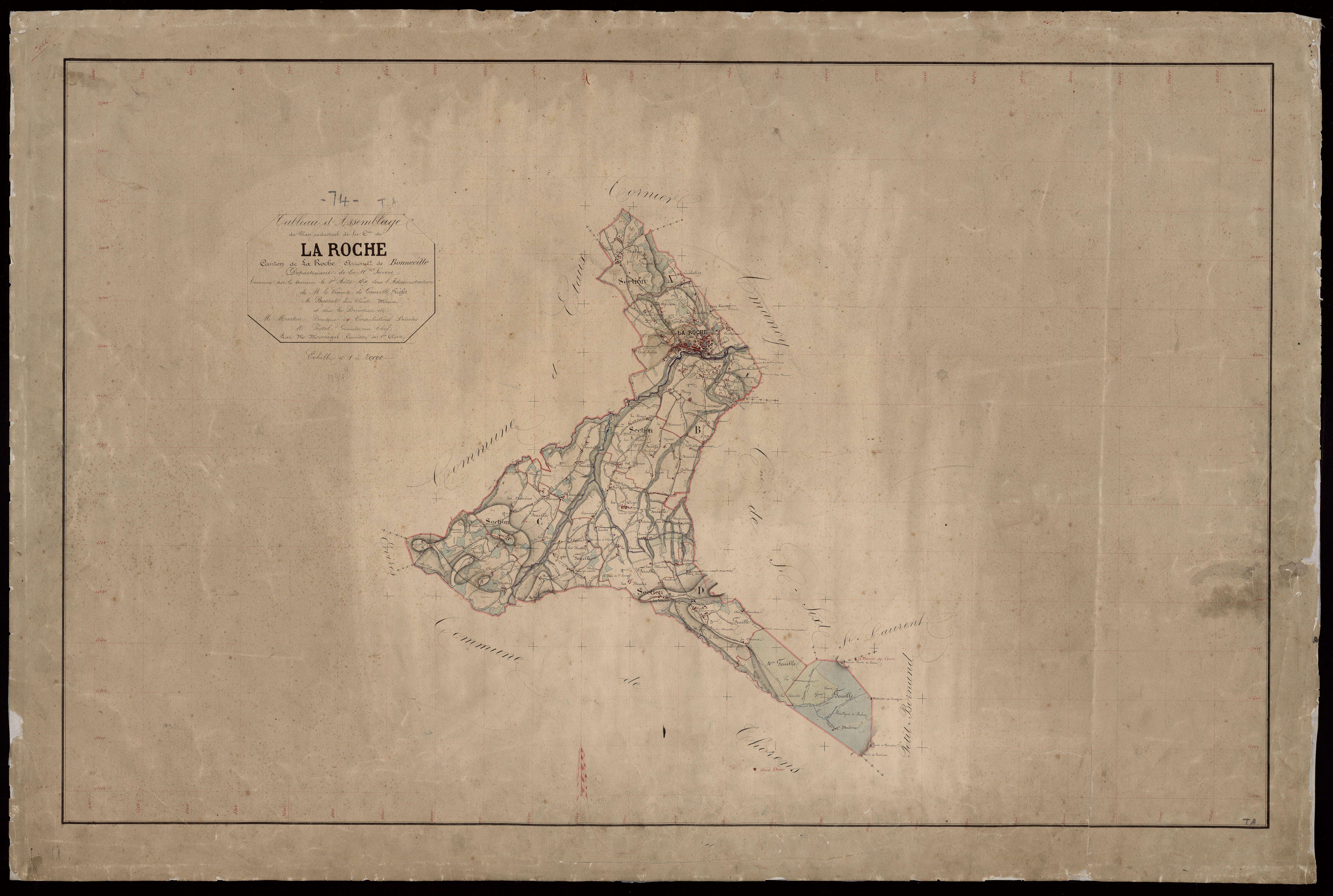 Plan parcellaire - 1869