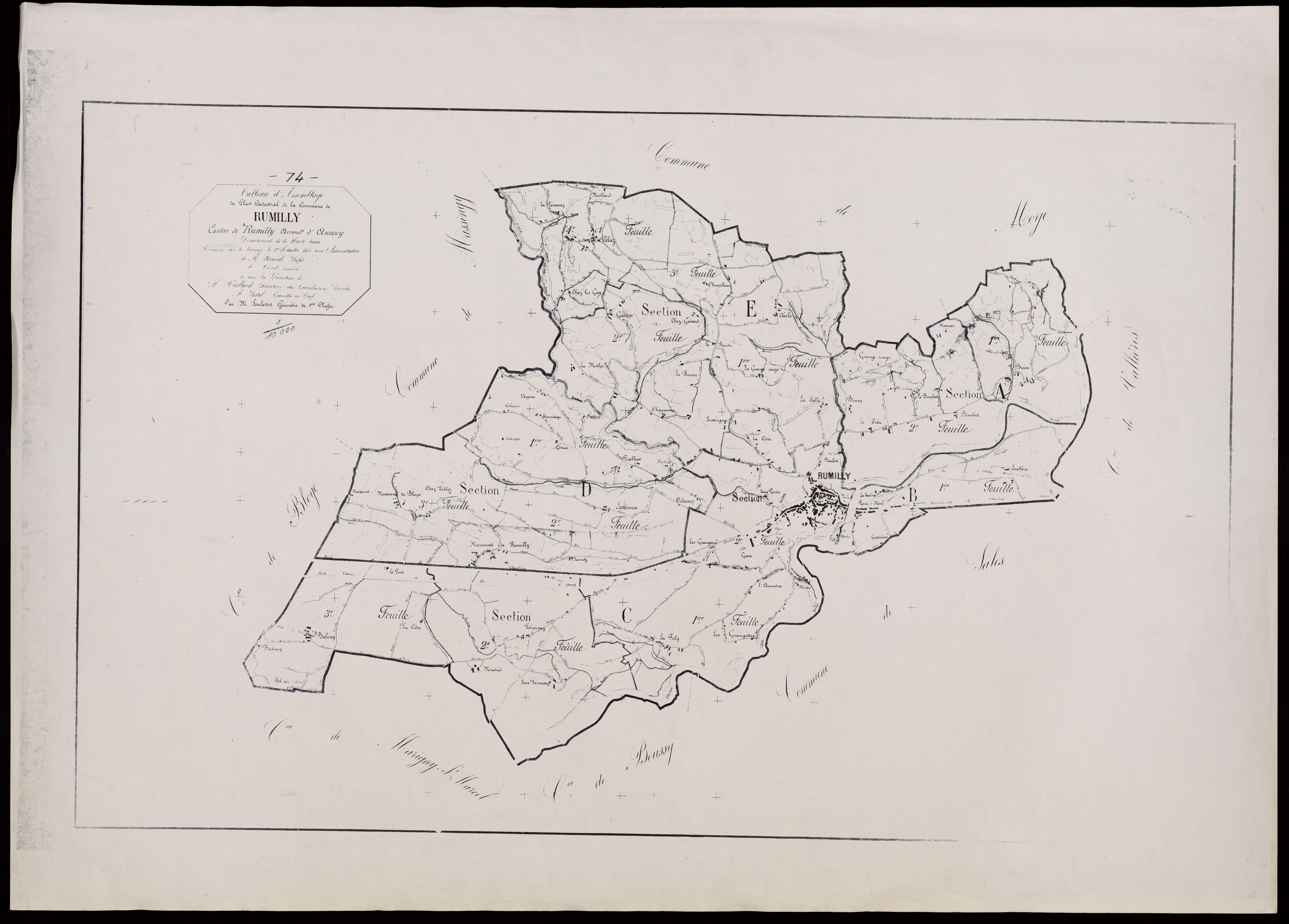 Plan parcellaire - 1864