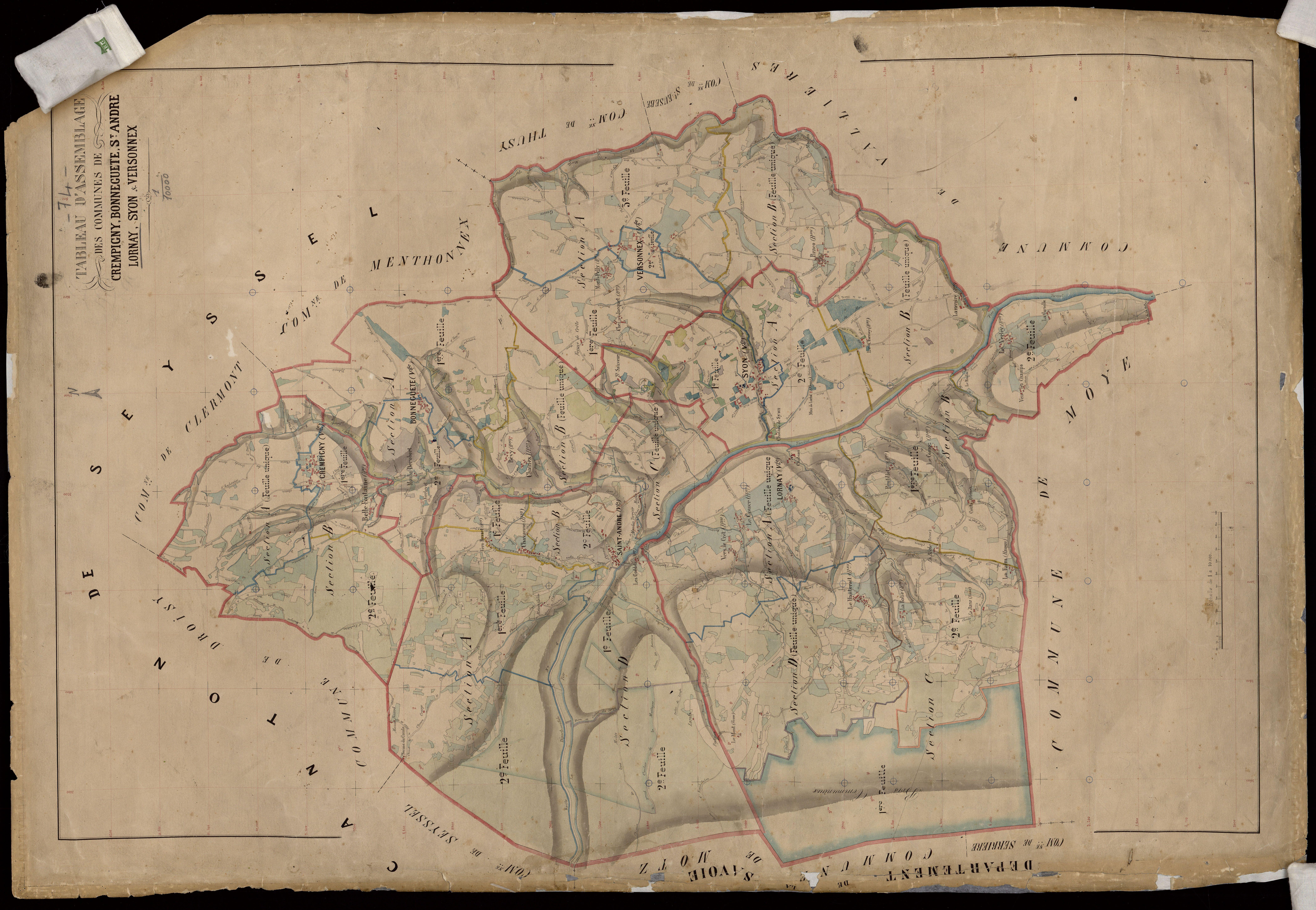 Plan parcellaire - 1863