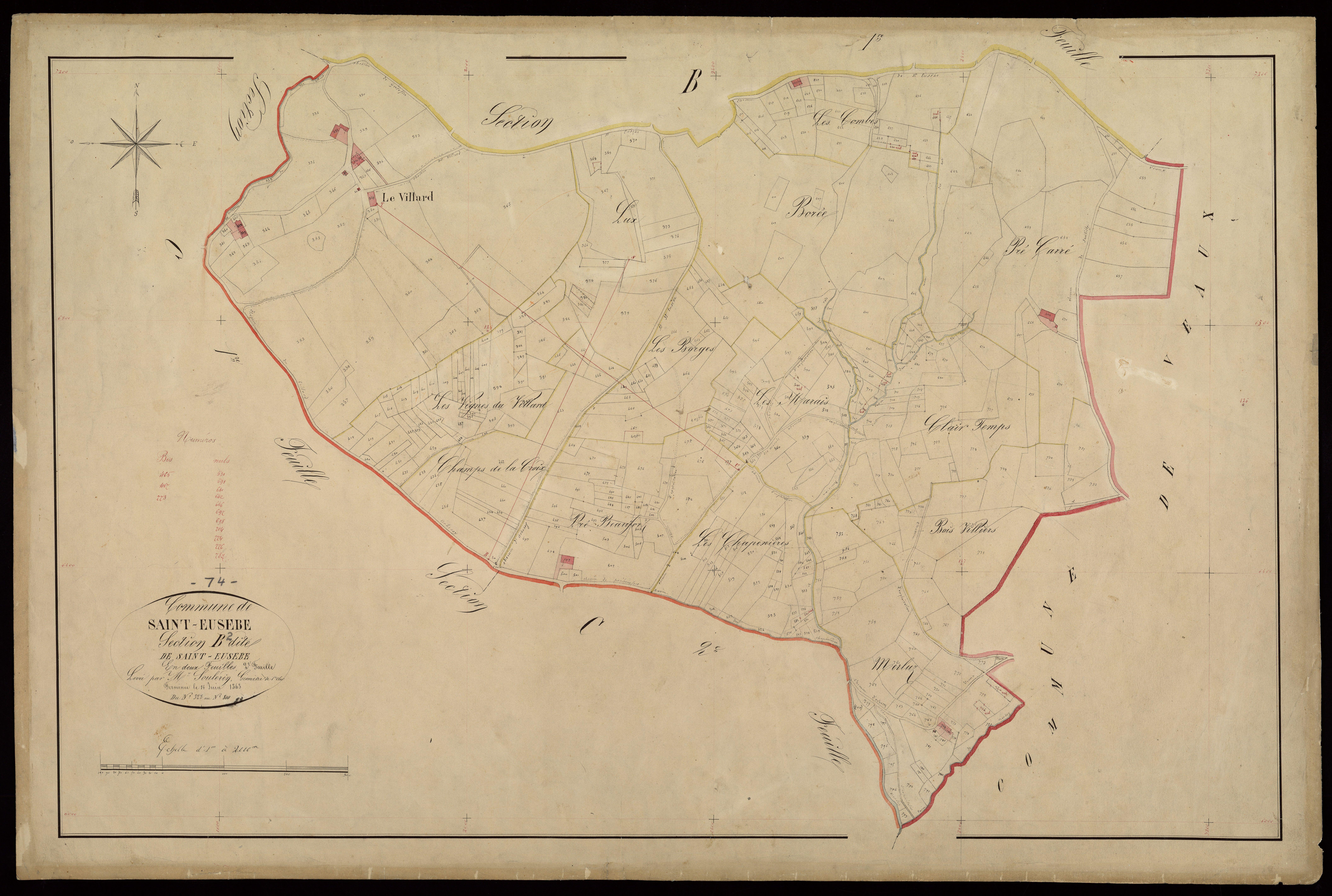 Section C : Orbessy - 1863