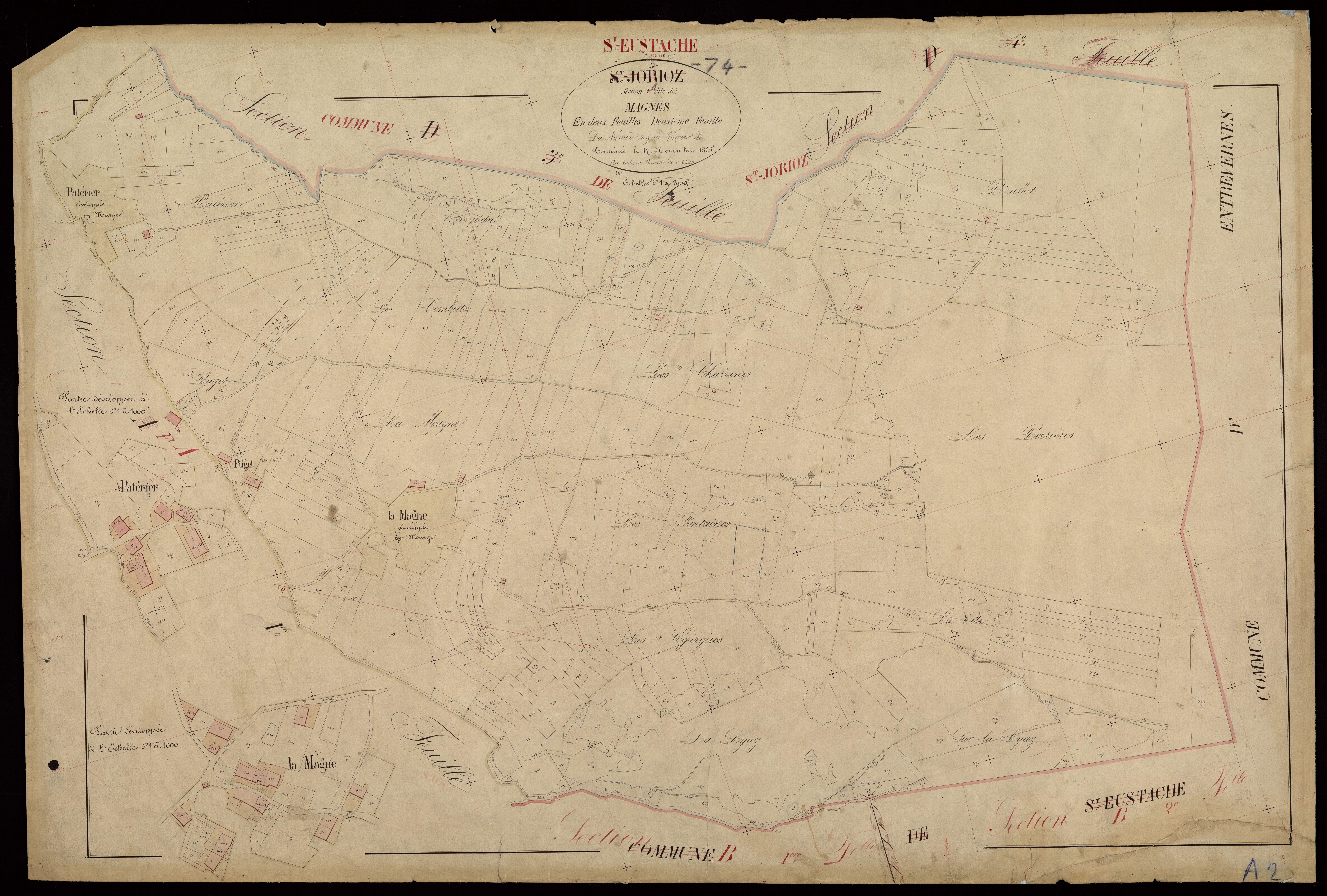 Section B : Le Cruet - 1866