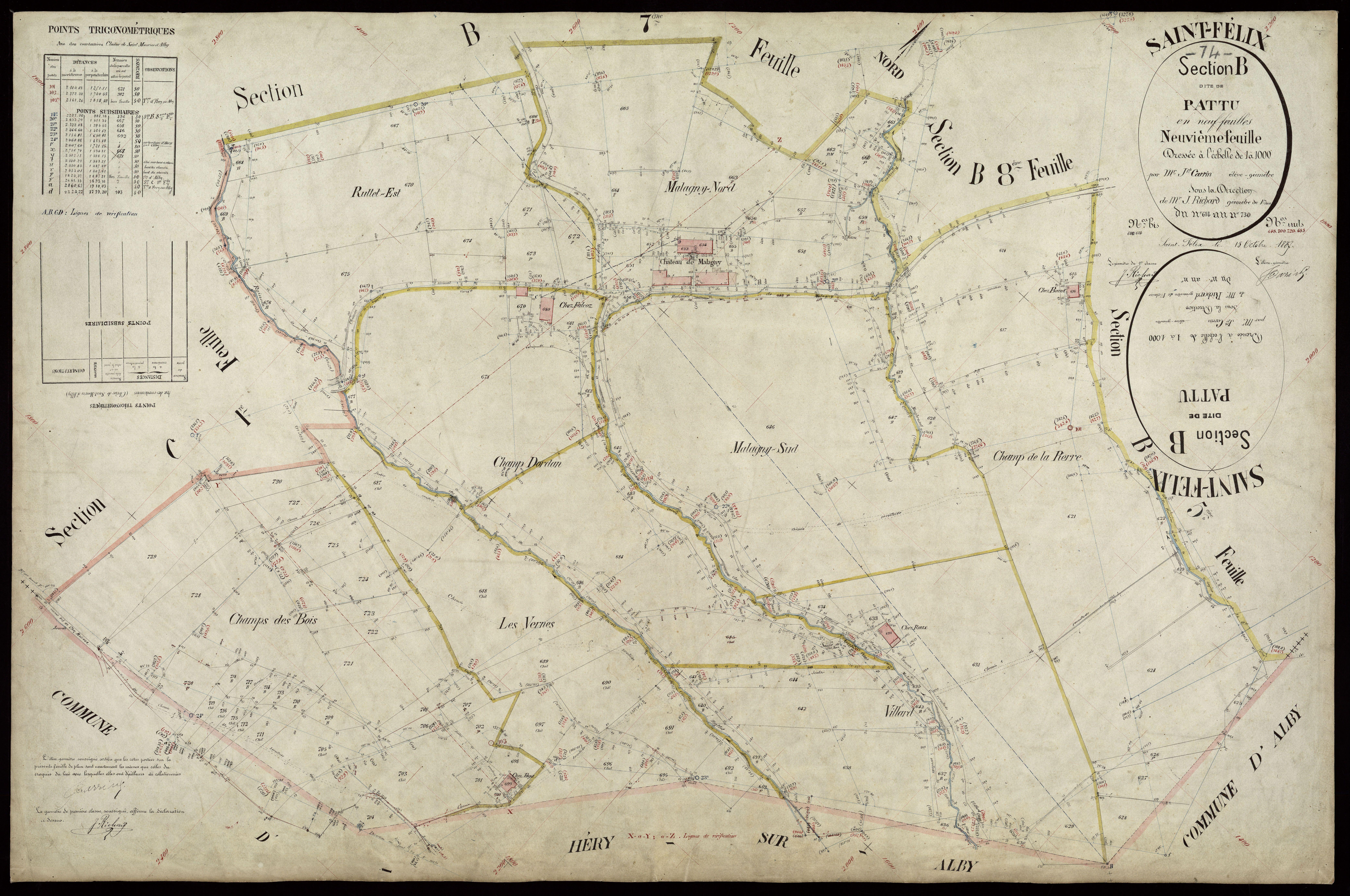 Section C : Saint-Félix - 1887