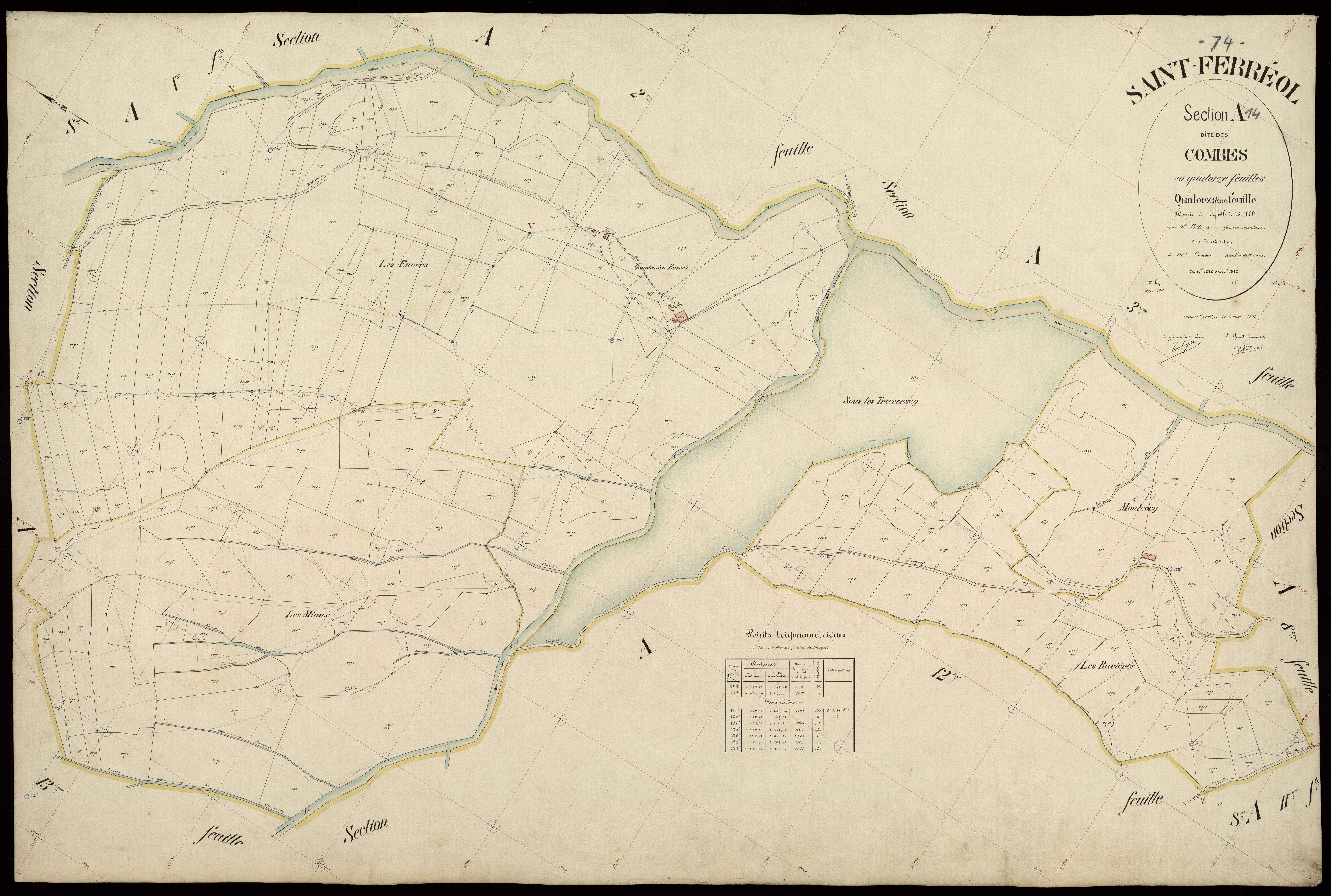 Section B : Nantbellet - 1907