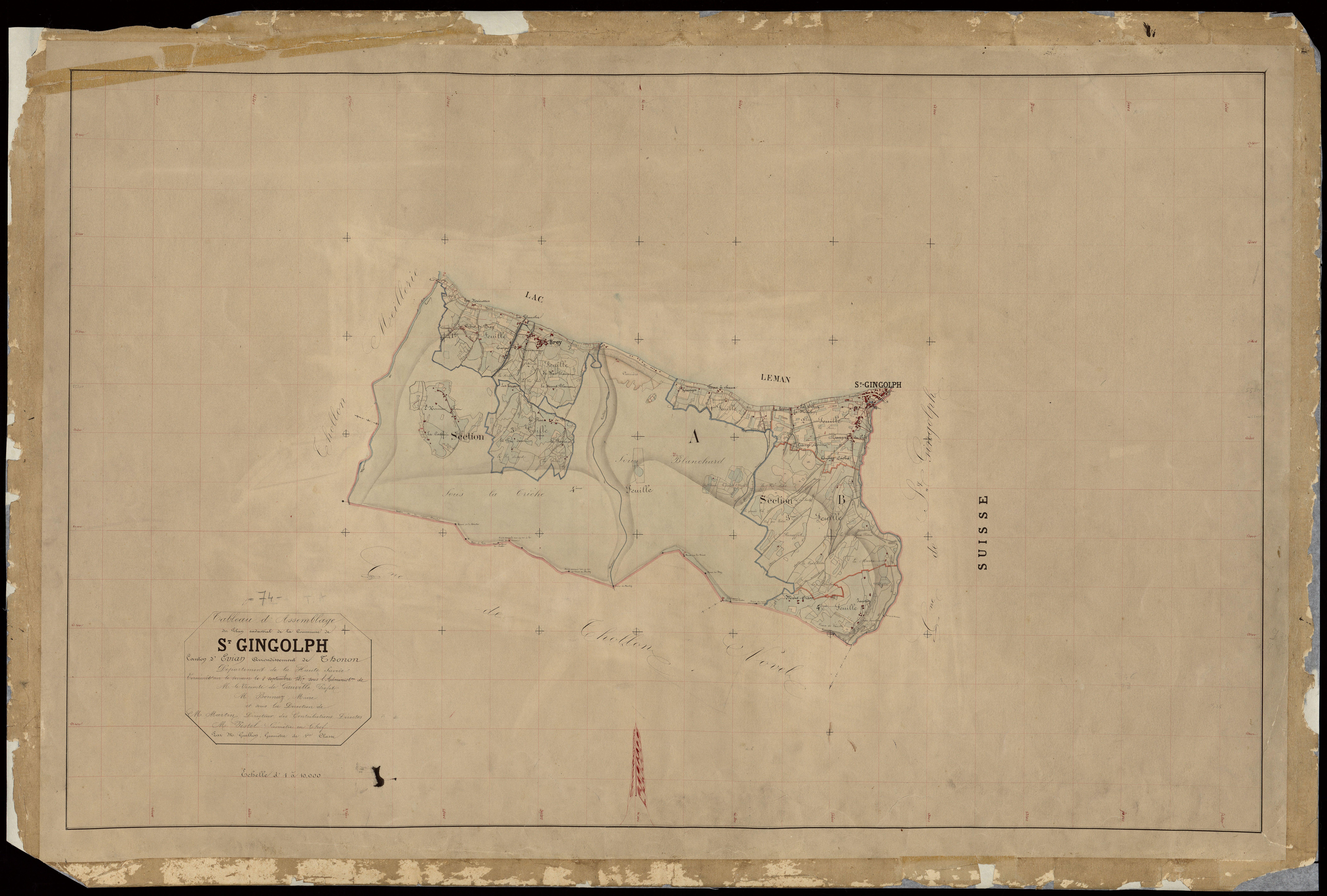 Plan parcellaire - 1867