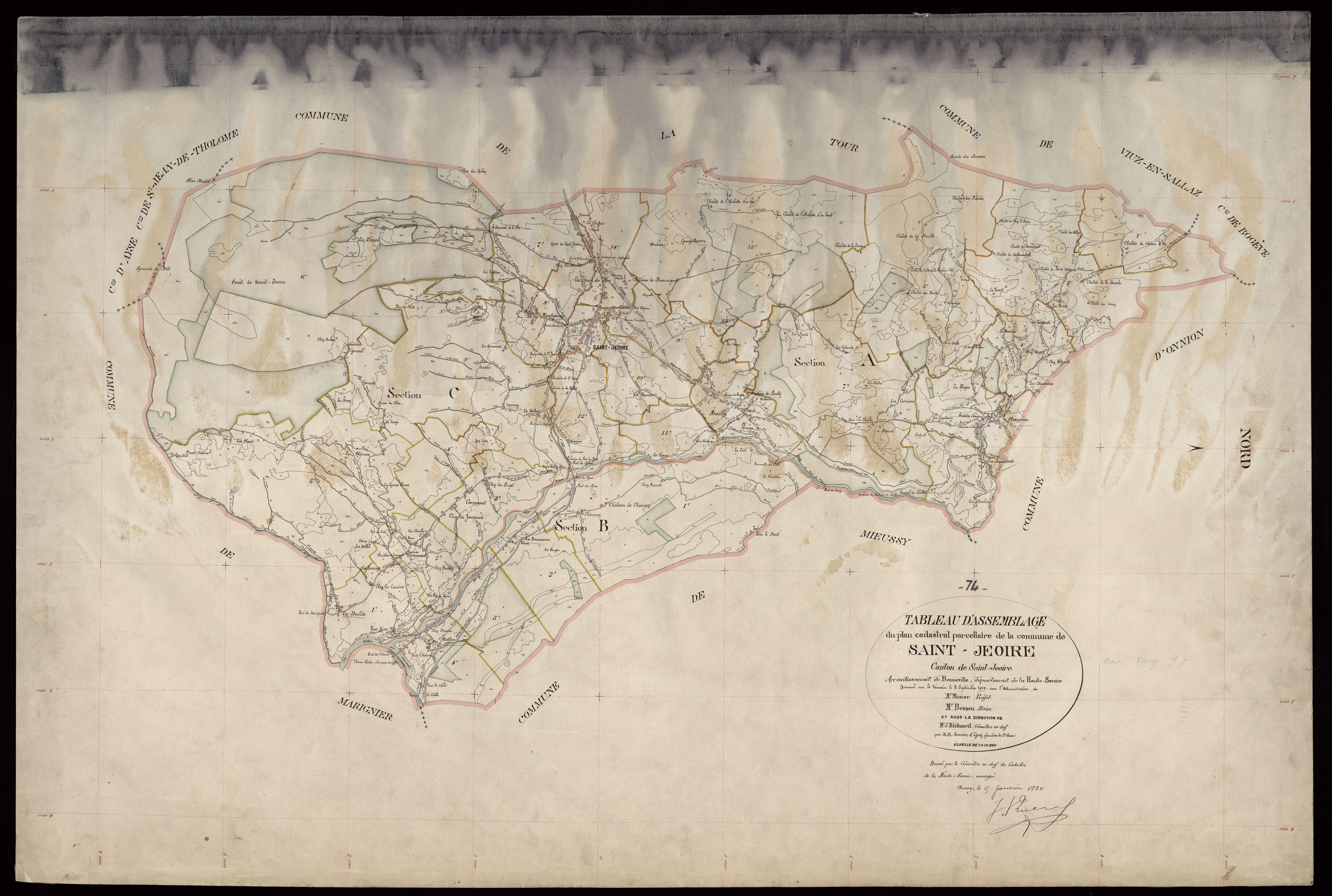 Plan parcellaire - 1919