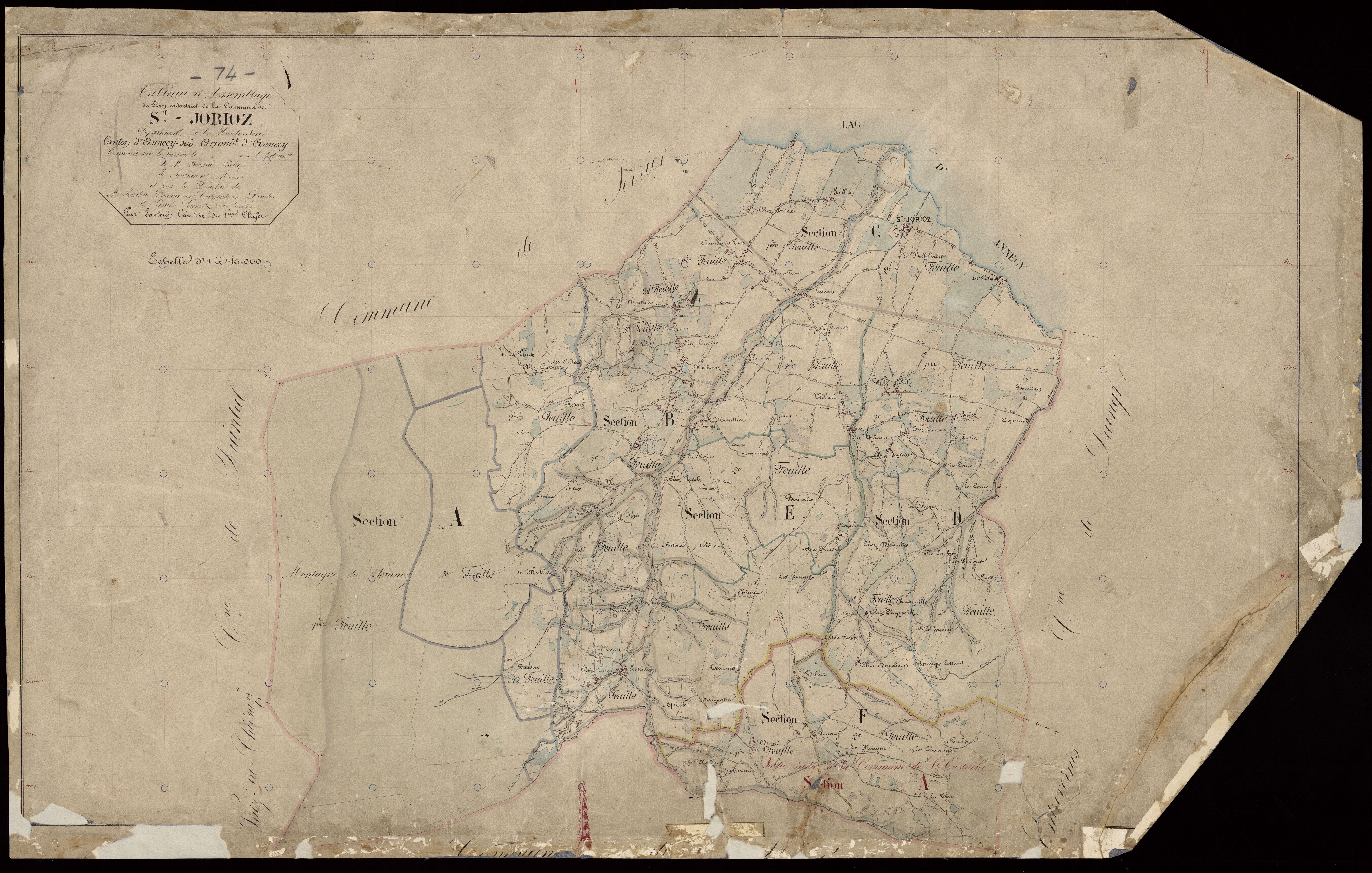 Plan parcellaire - 1865