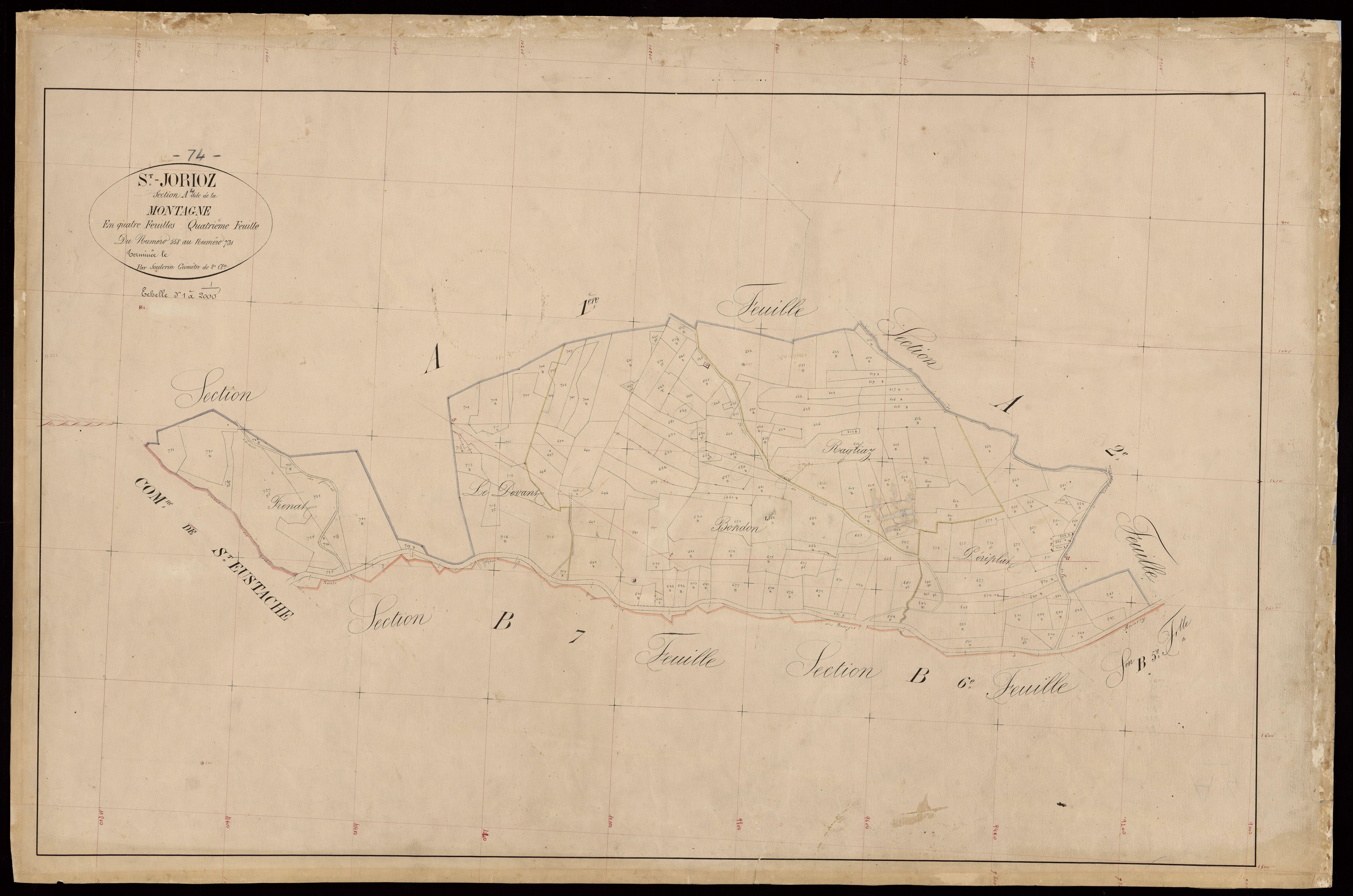 Section B : Machevaz - 1865