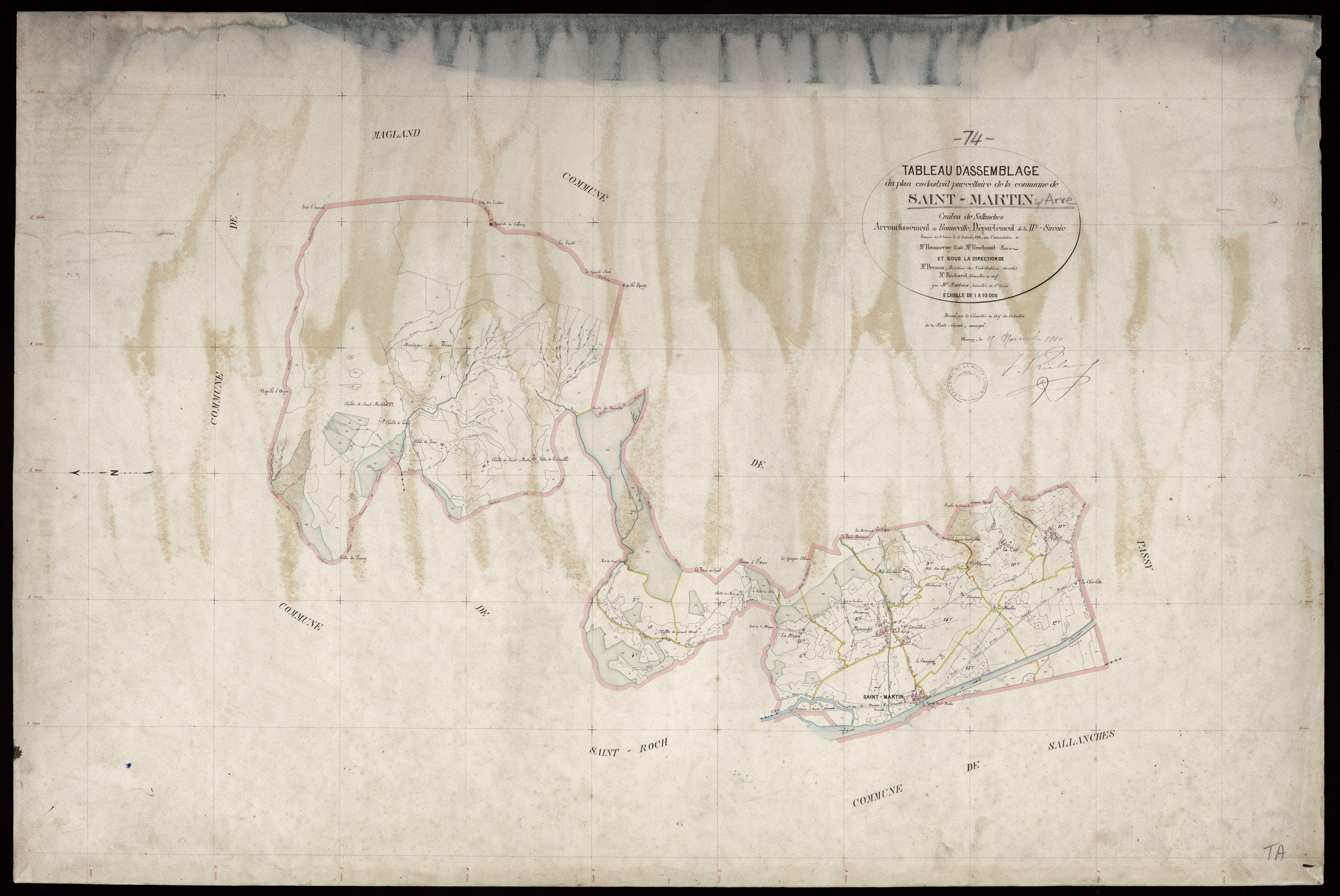 Plan parcellaire - 1910