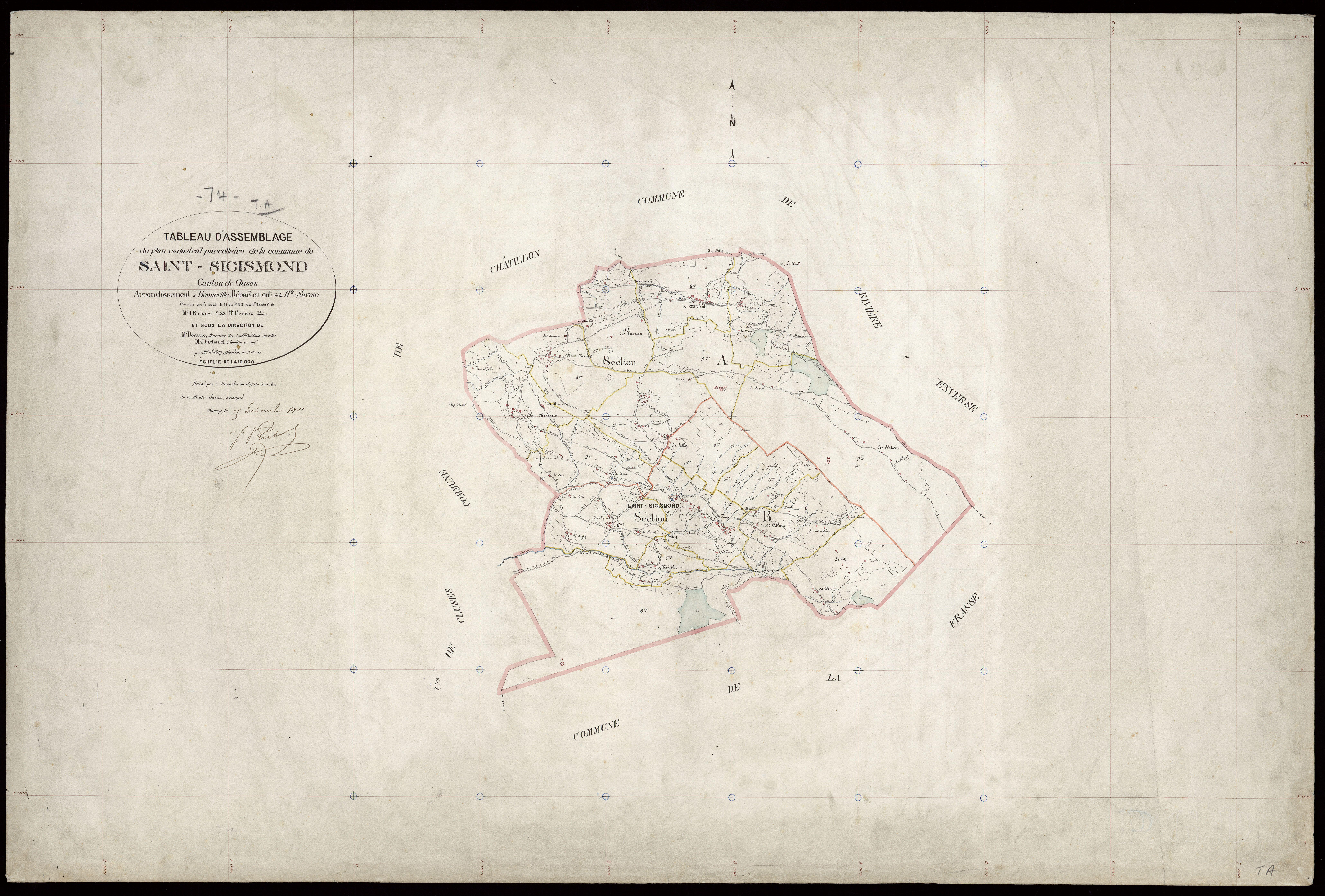 Plan parcellaire - 1911