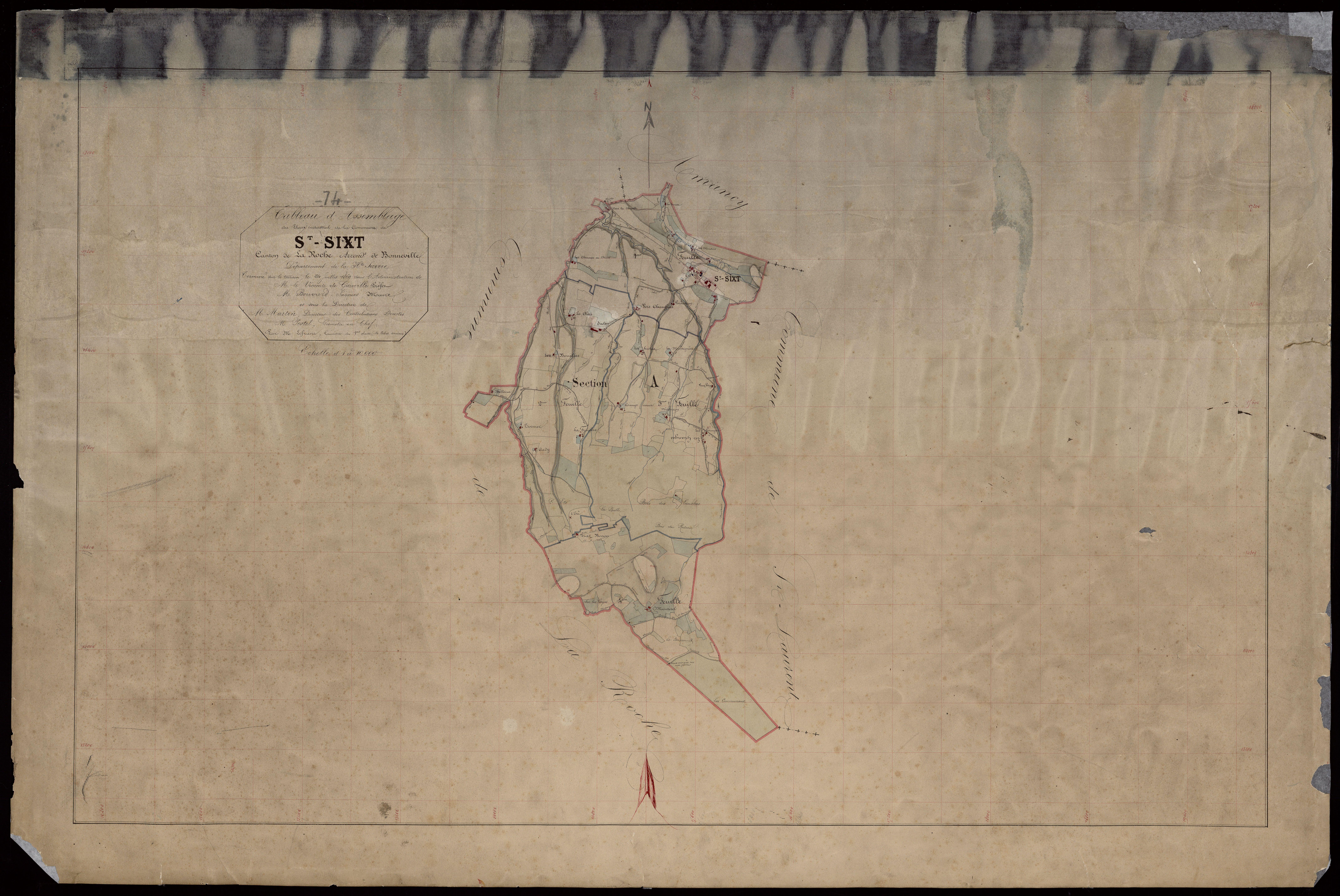 Plan parcellaire - 1869