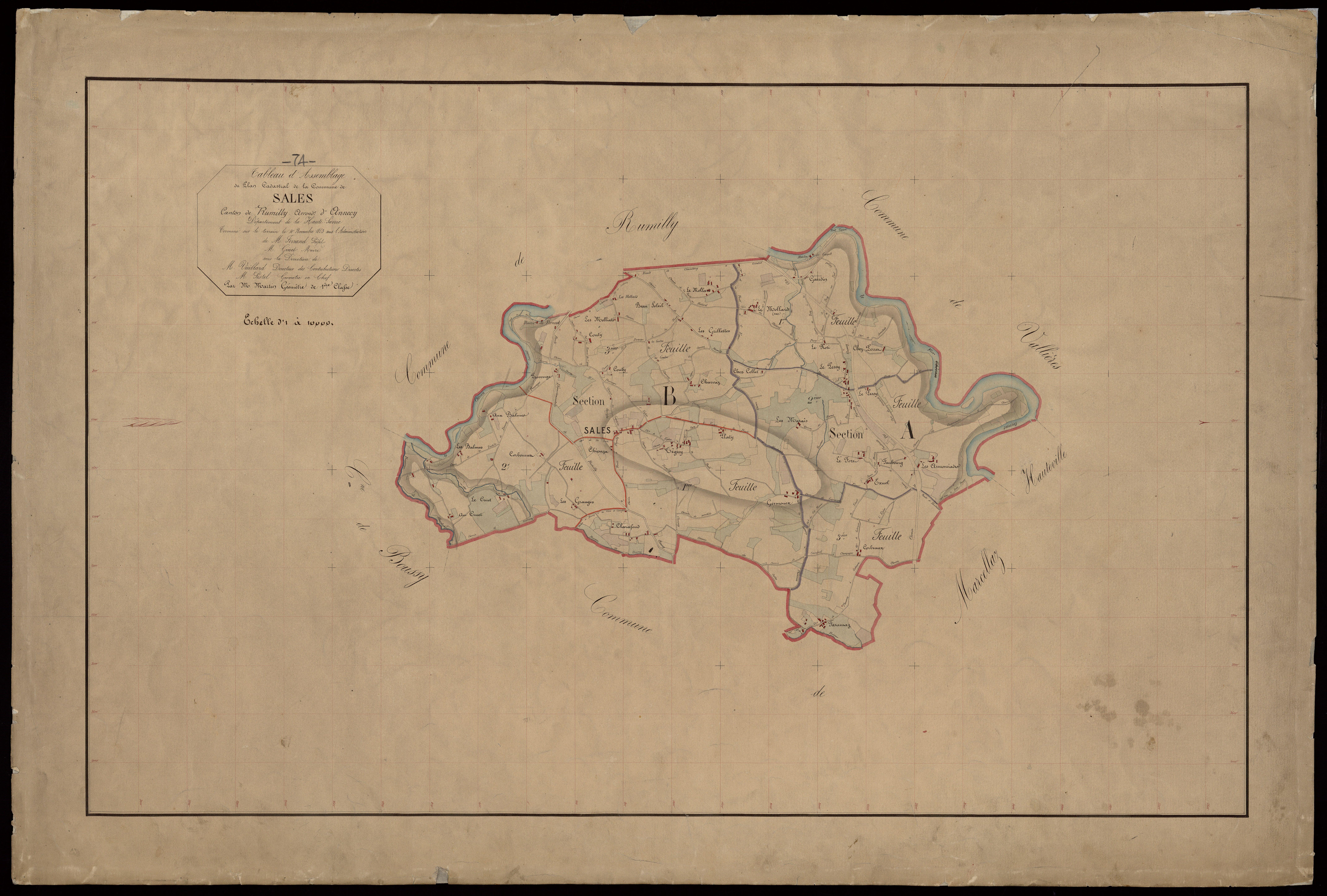 Plan parcellaire - 1863