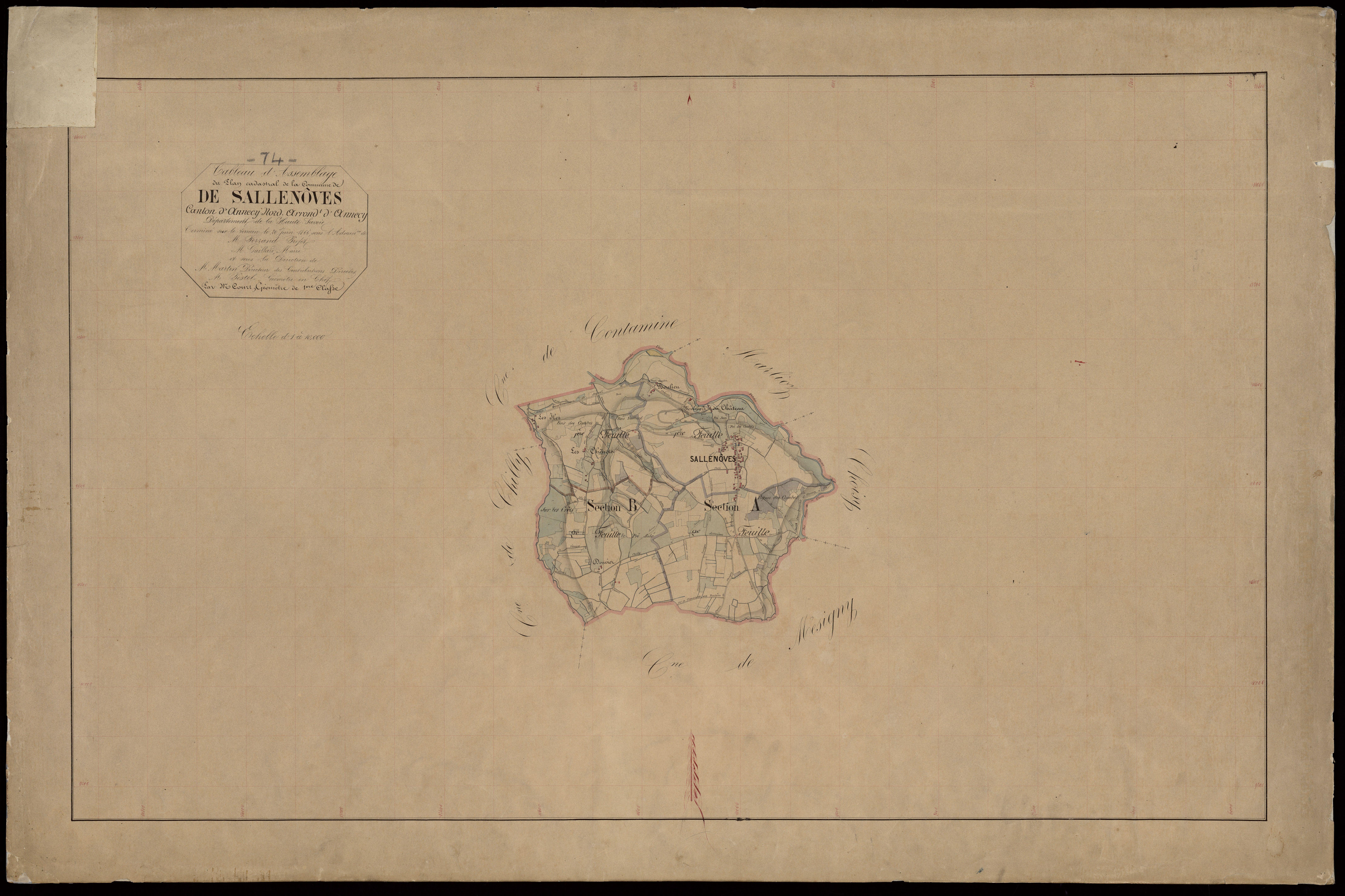 Plan parcellaire - 1905