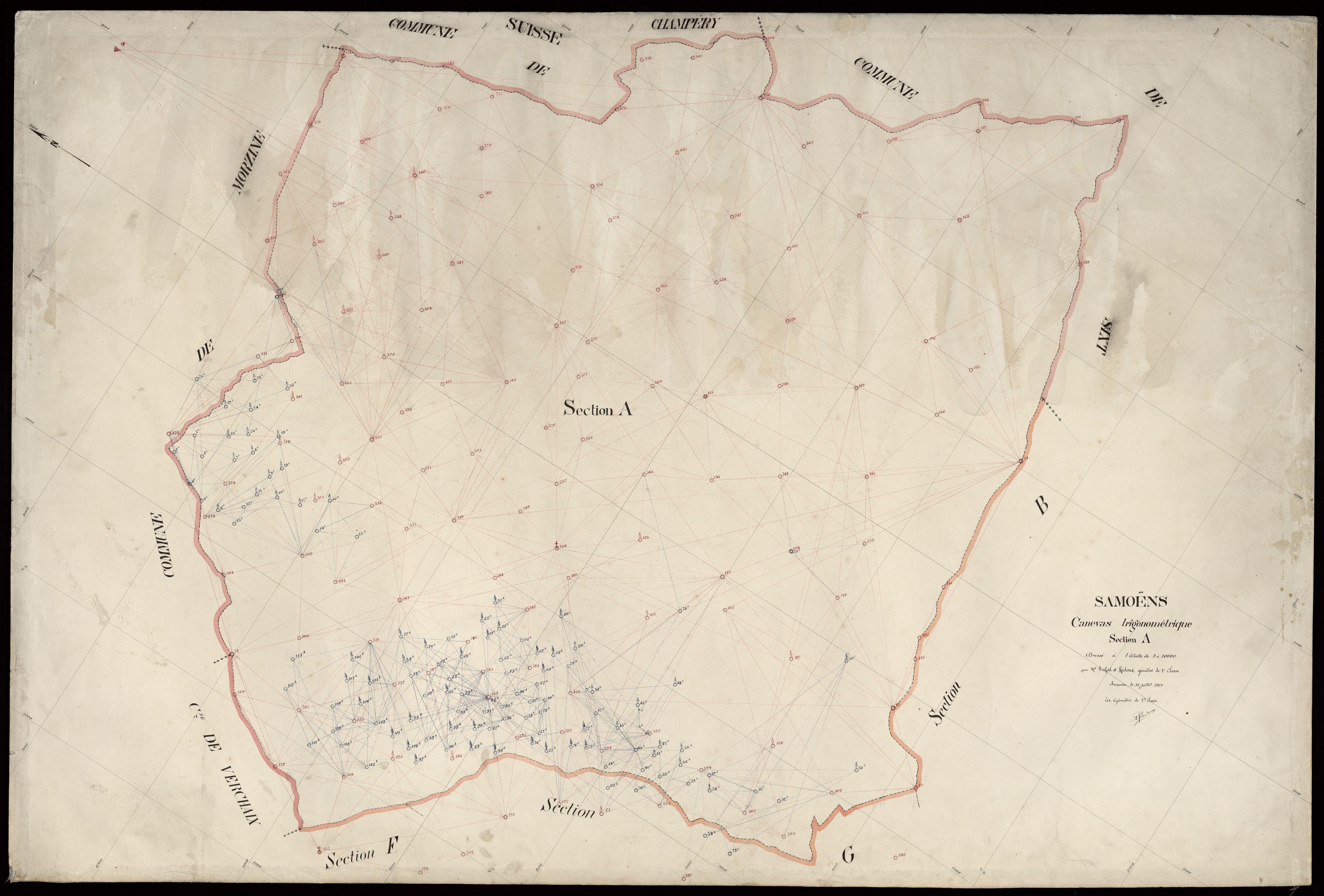 Sections B et C - 1921