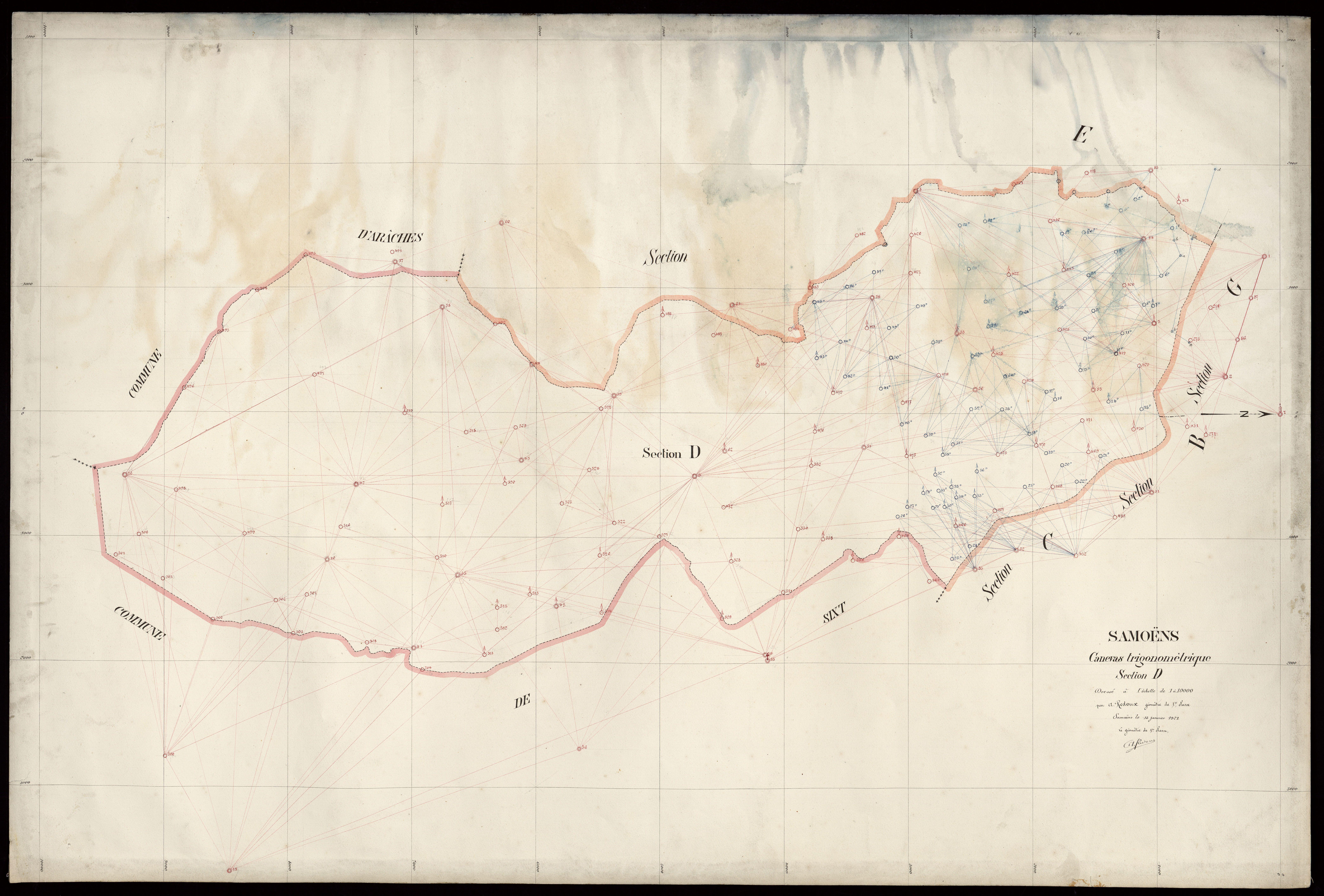 Sections E et G - 1921
