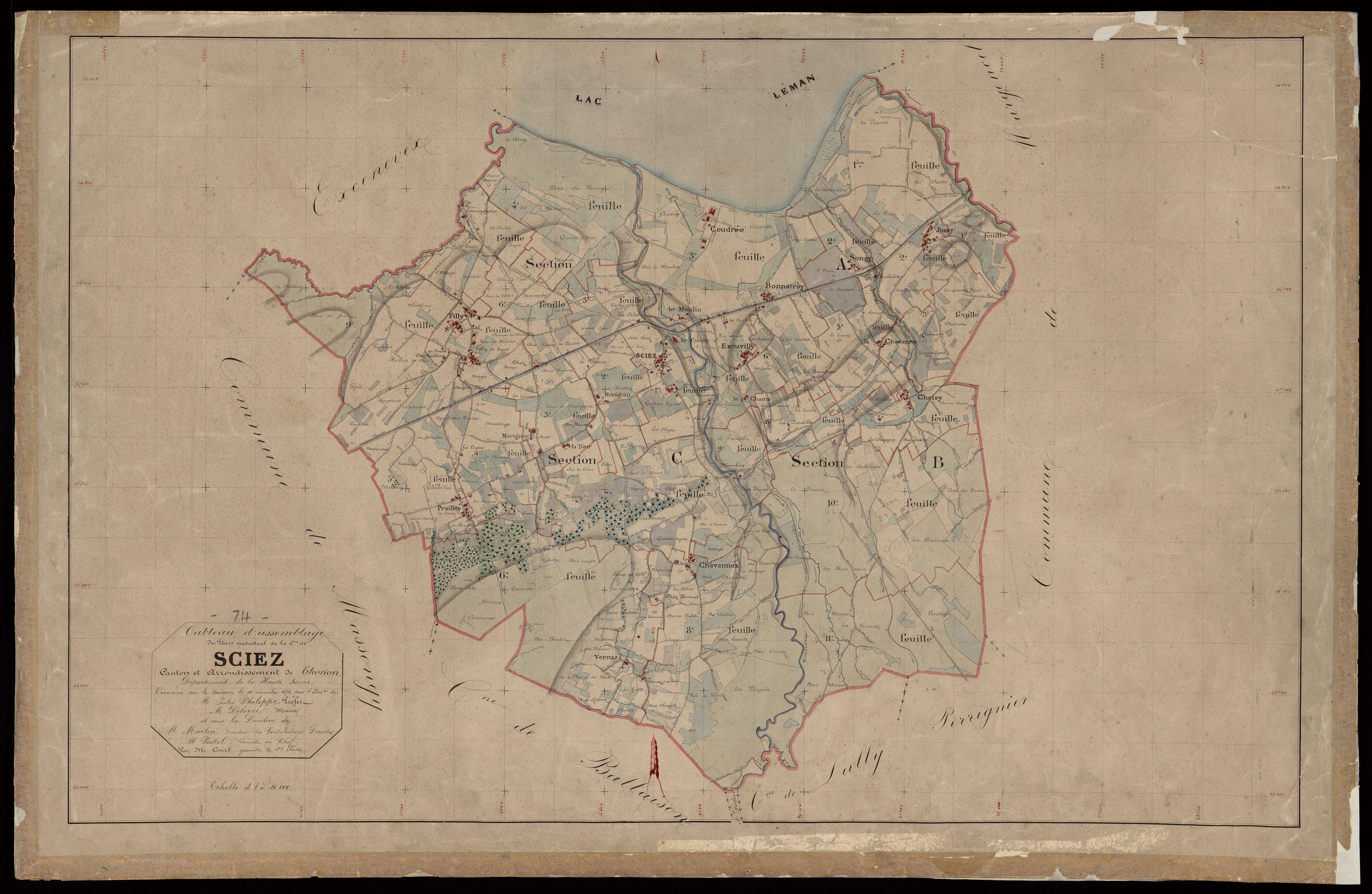 Plan parcellaire - 1872