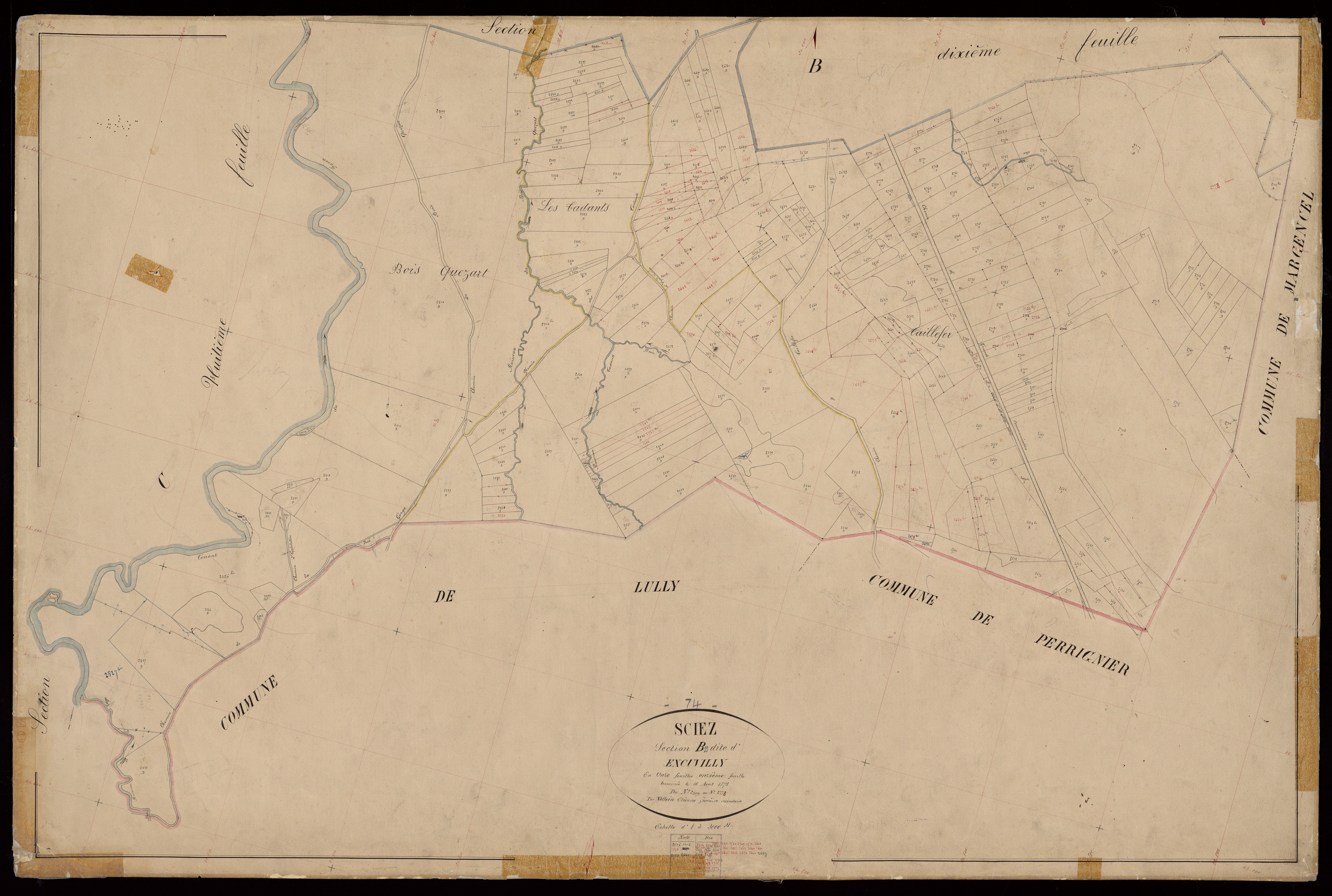 Section C : Chef-lieu - 1872