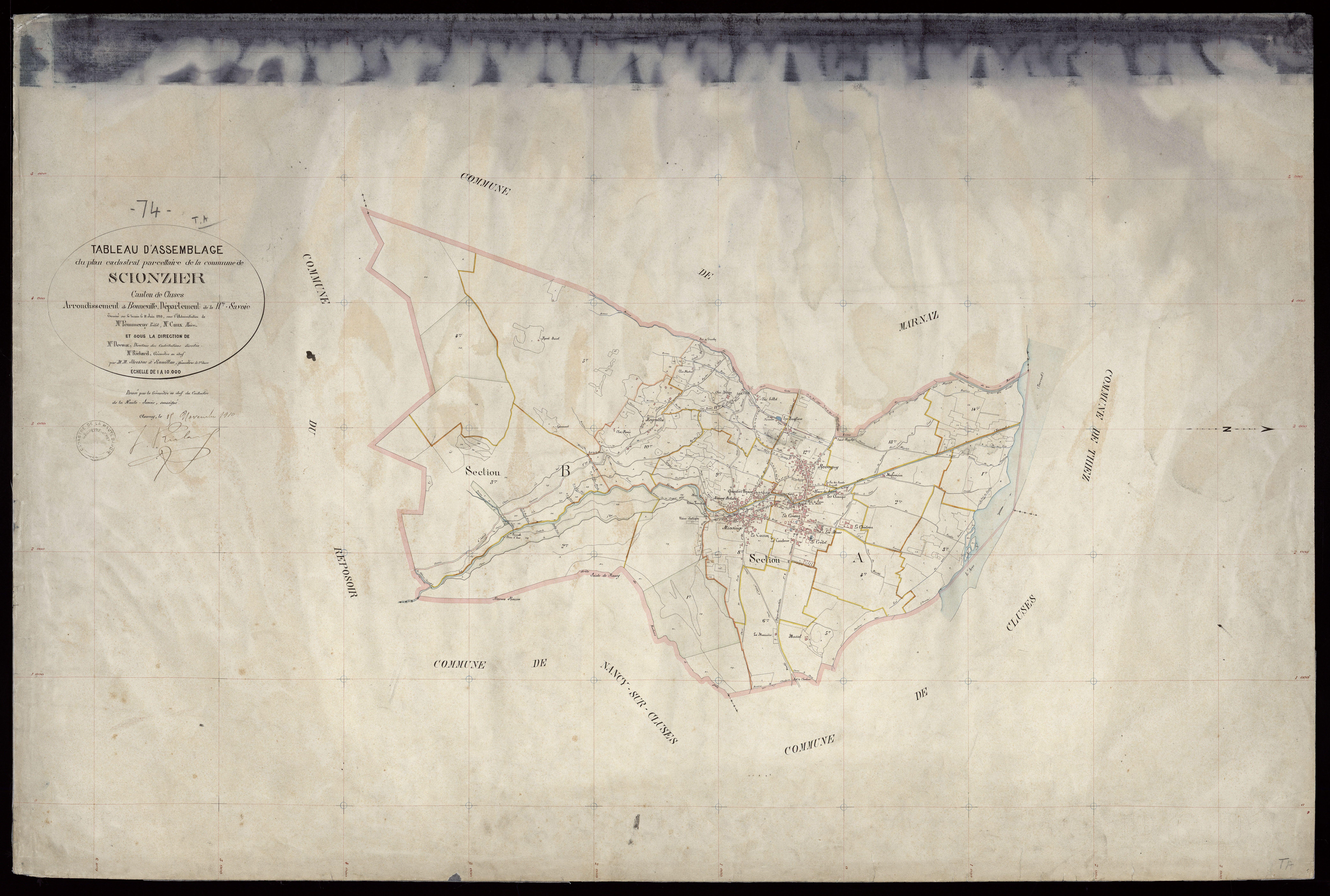 Plan parcellaire - s.d.-1910