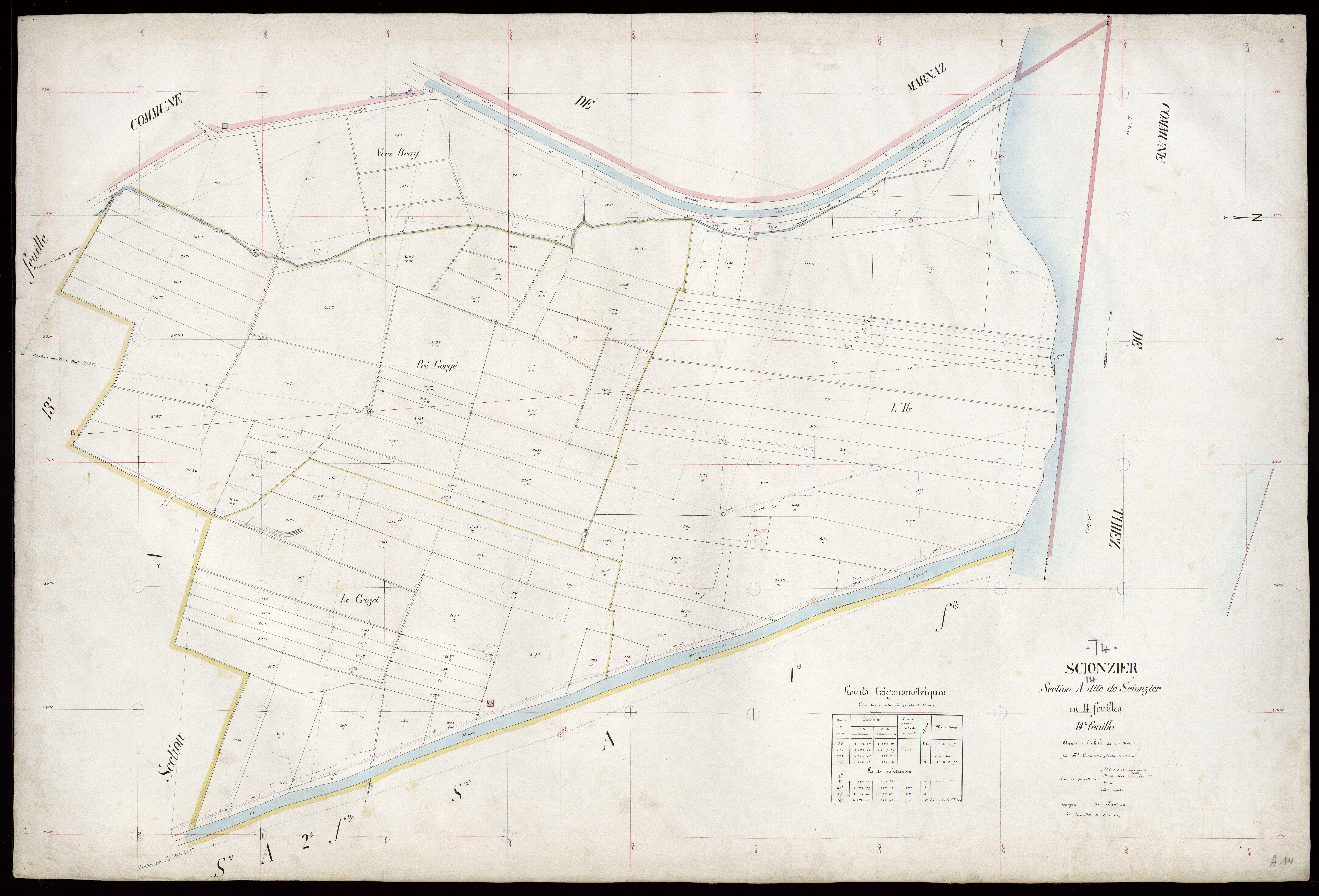 Section B : Les Bois - 1910