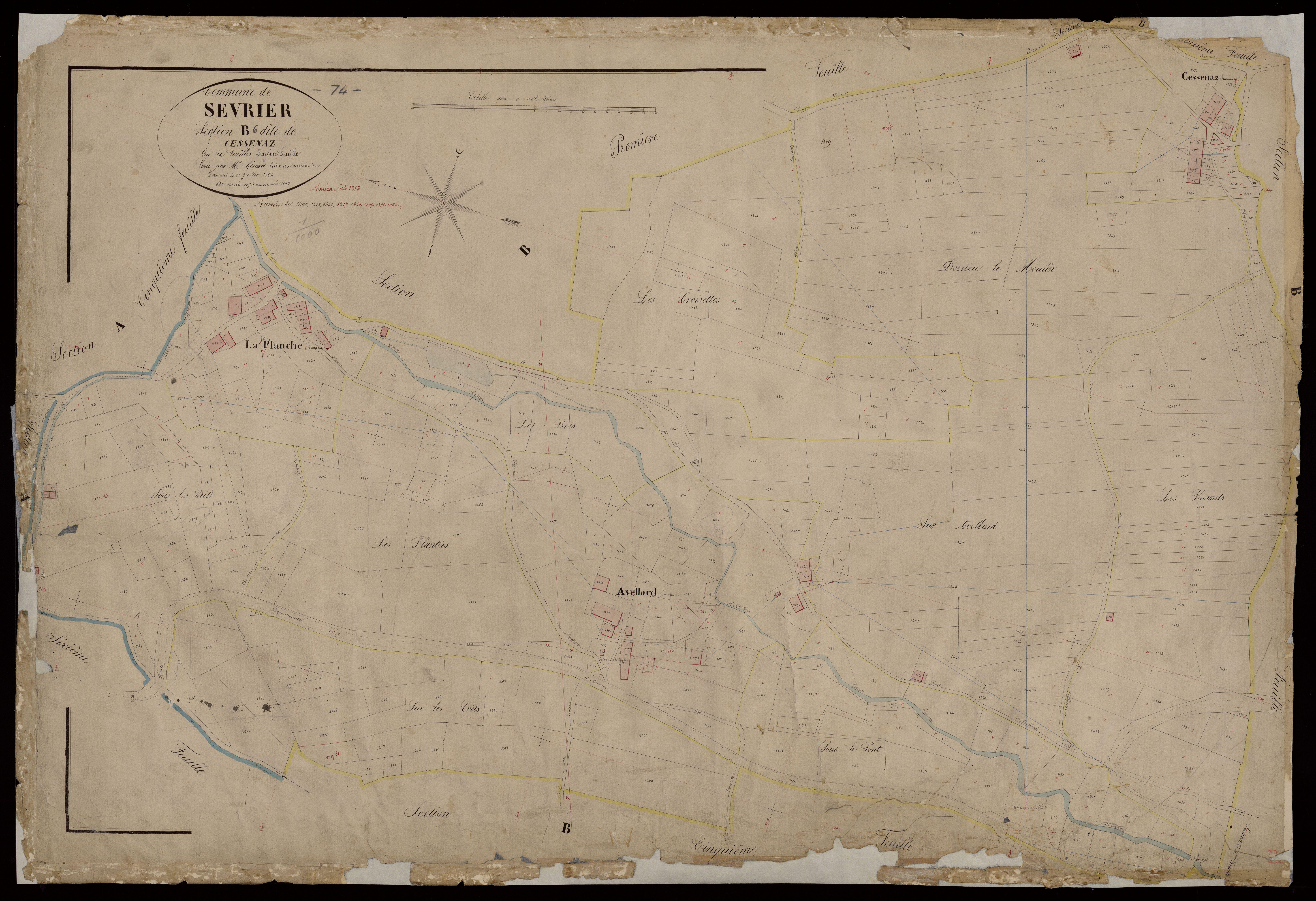 Section C : La Montagne - 1864