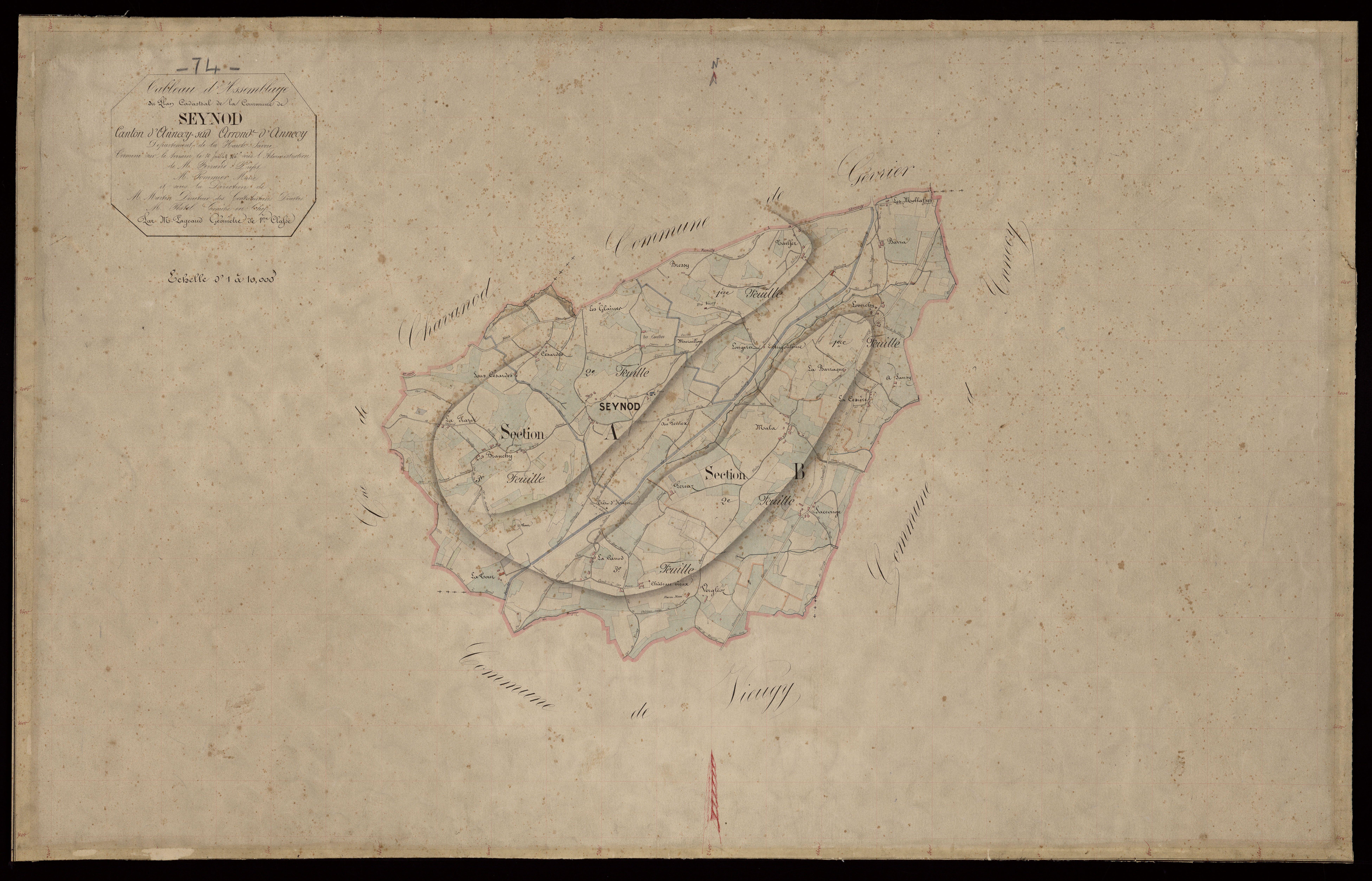 Plan parcellaire - 1865