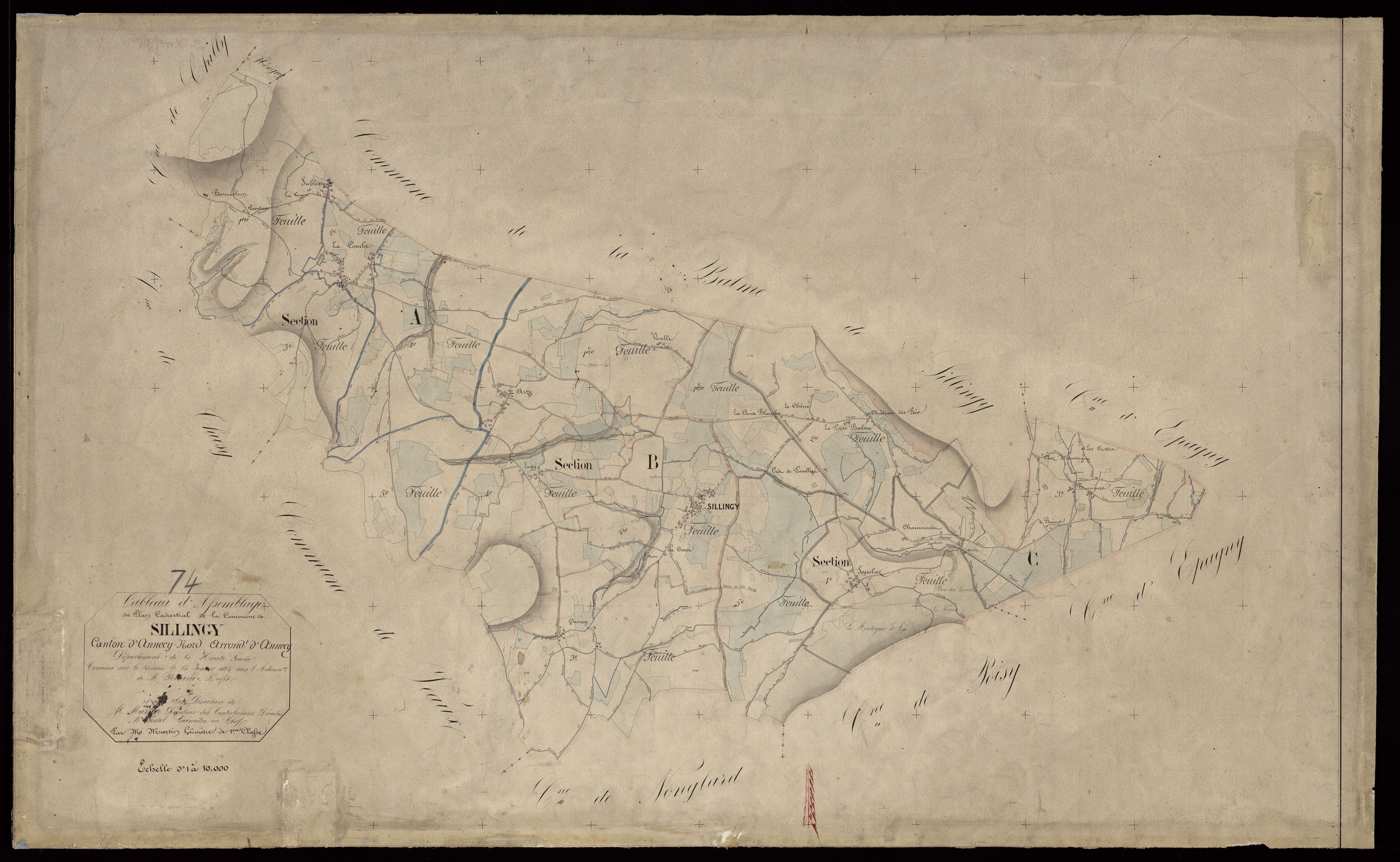 Plan parcellaire - 1866