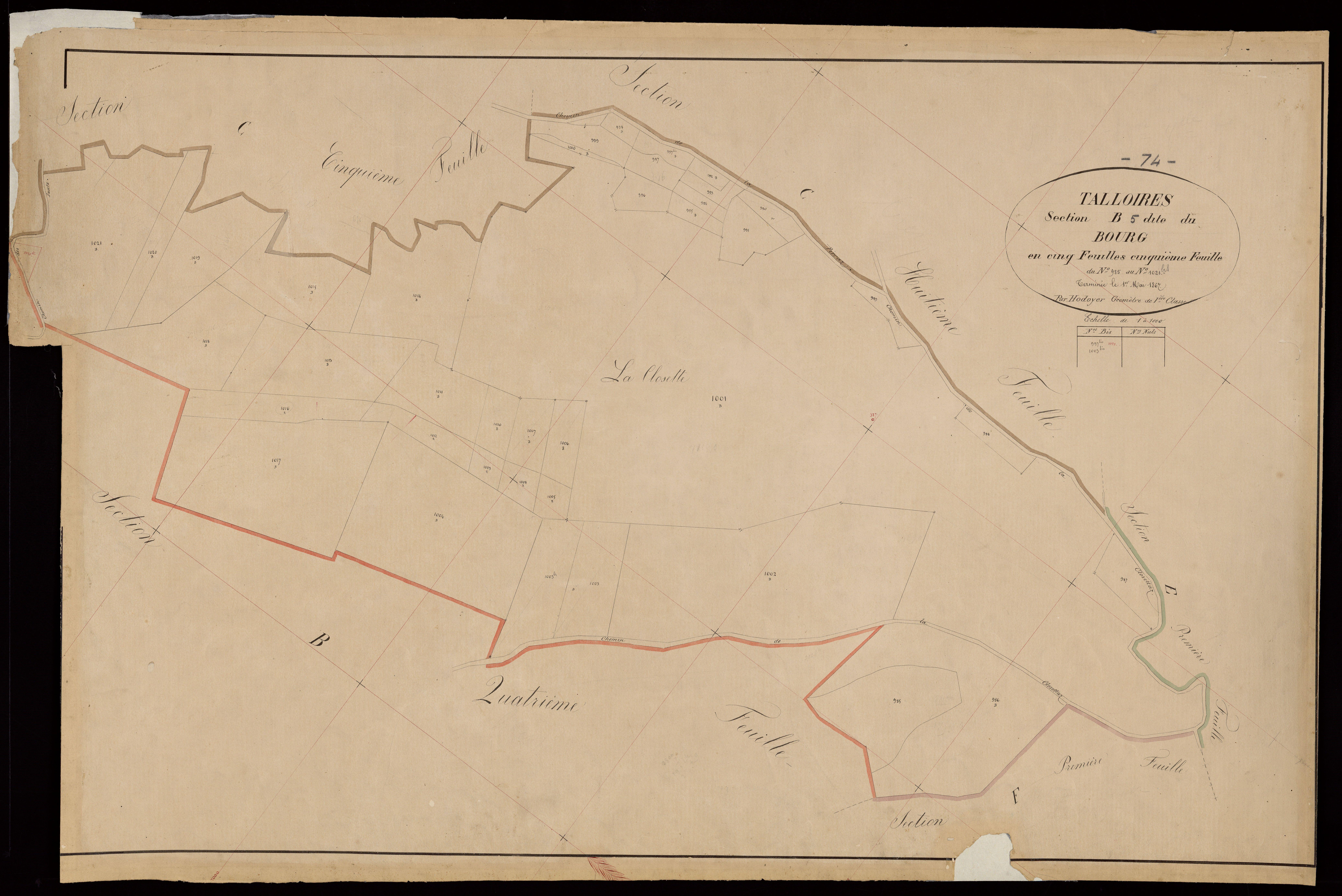 Section C : St-Germain - 1867