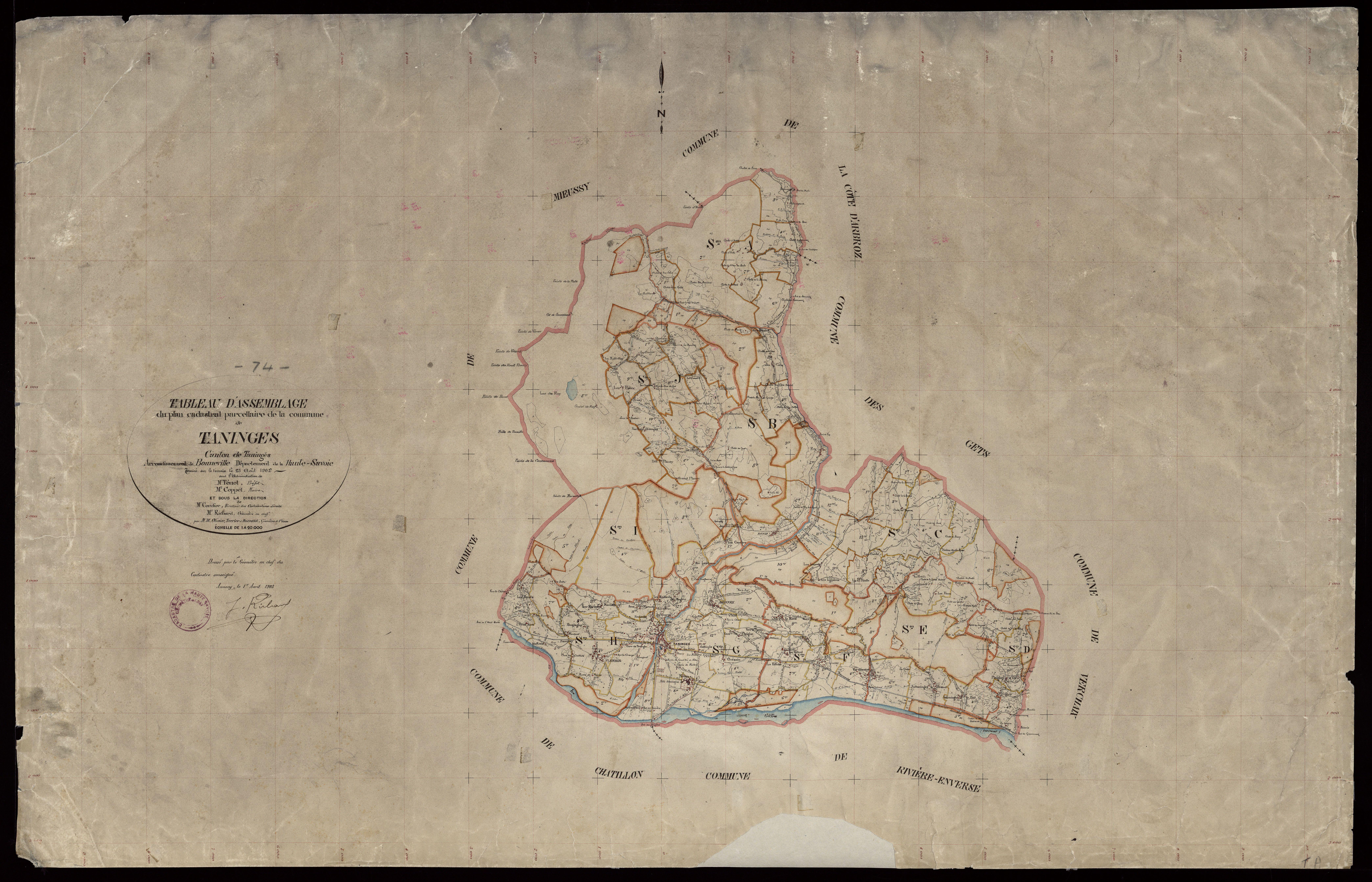Plan parcellaire - s.d.-1902