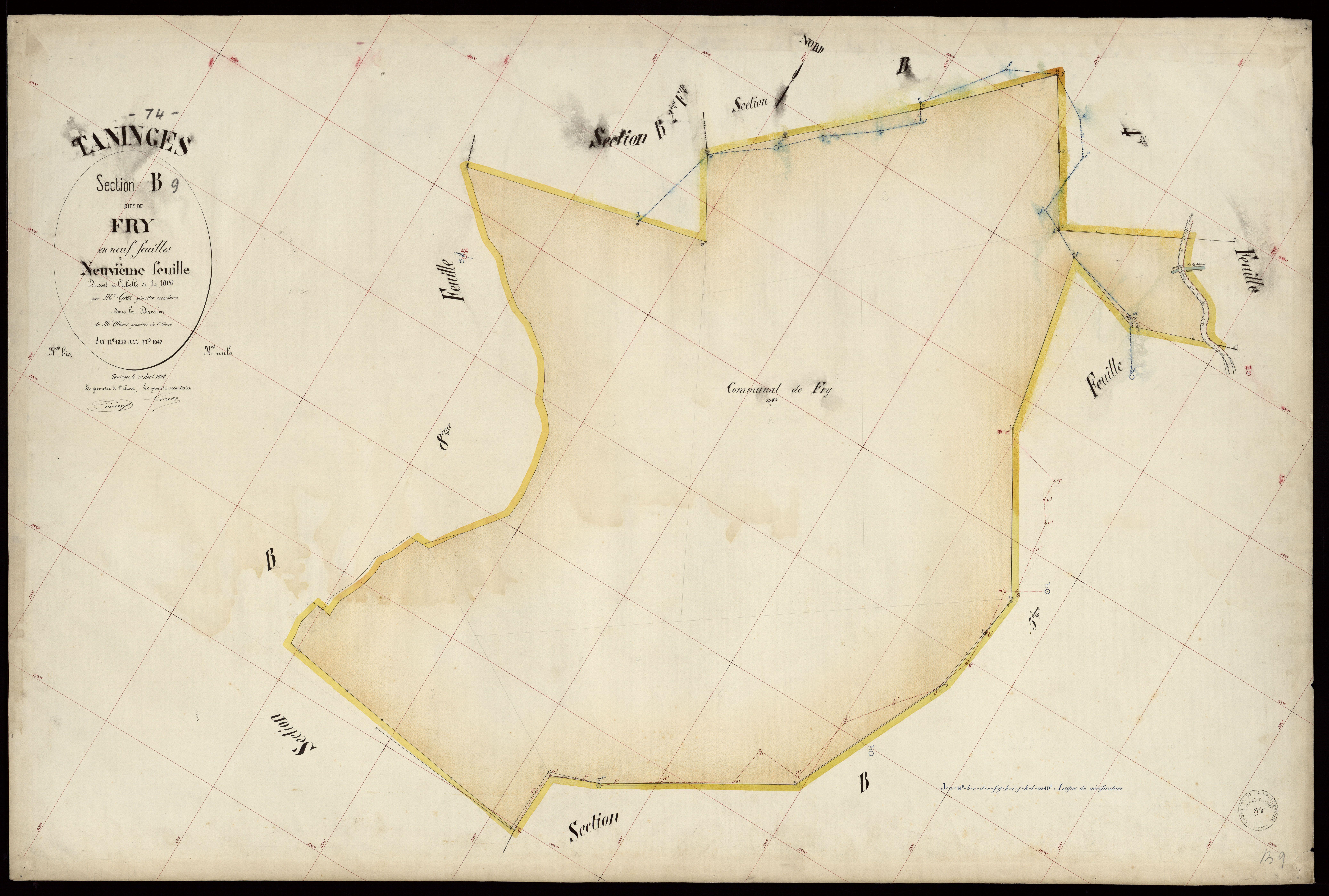Section C : Loëx - 1902