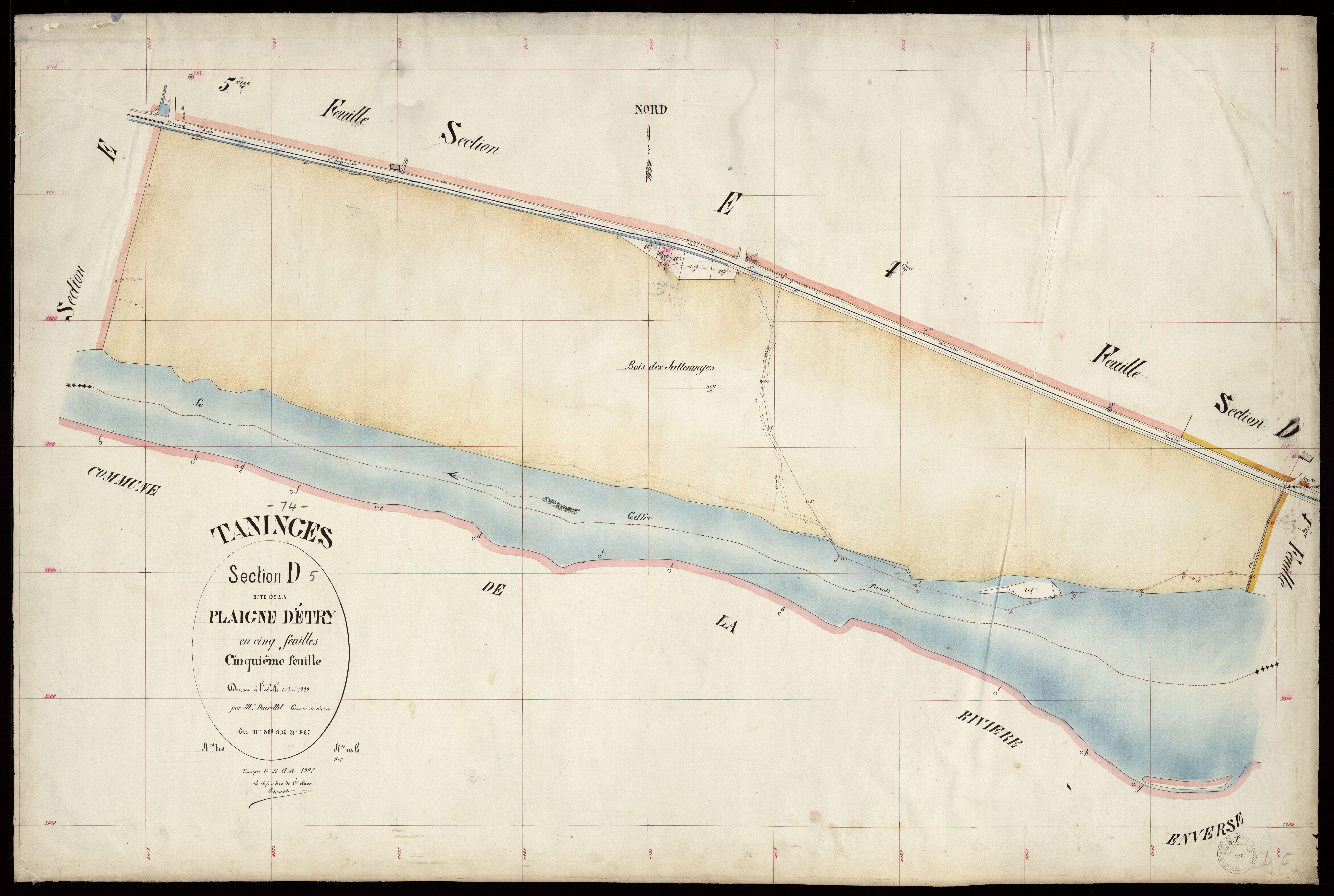 Section E : Jutteninges - 1902