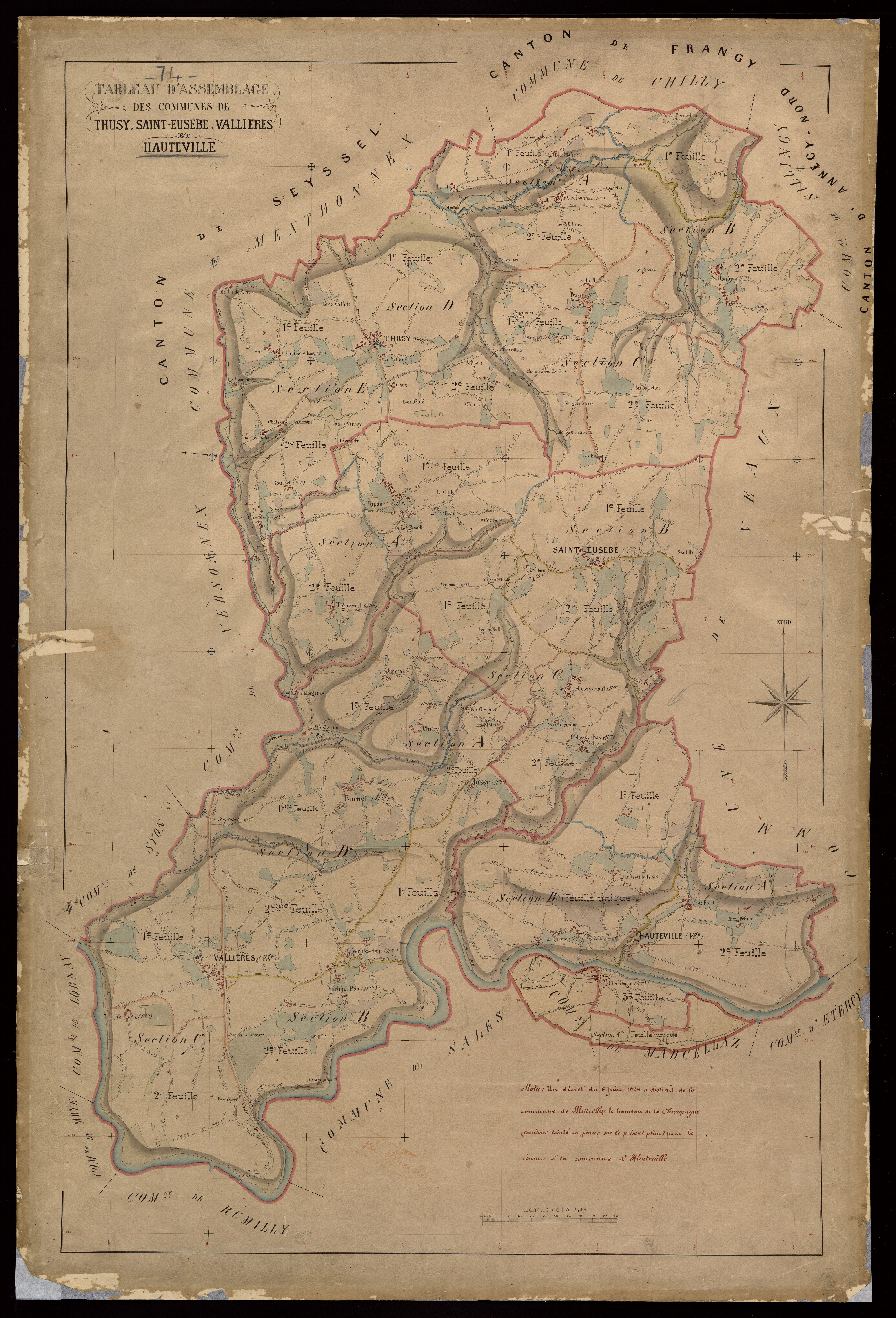 Plan parcellaire - 1863