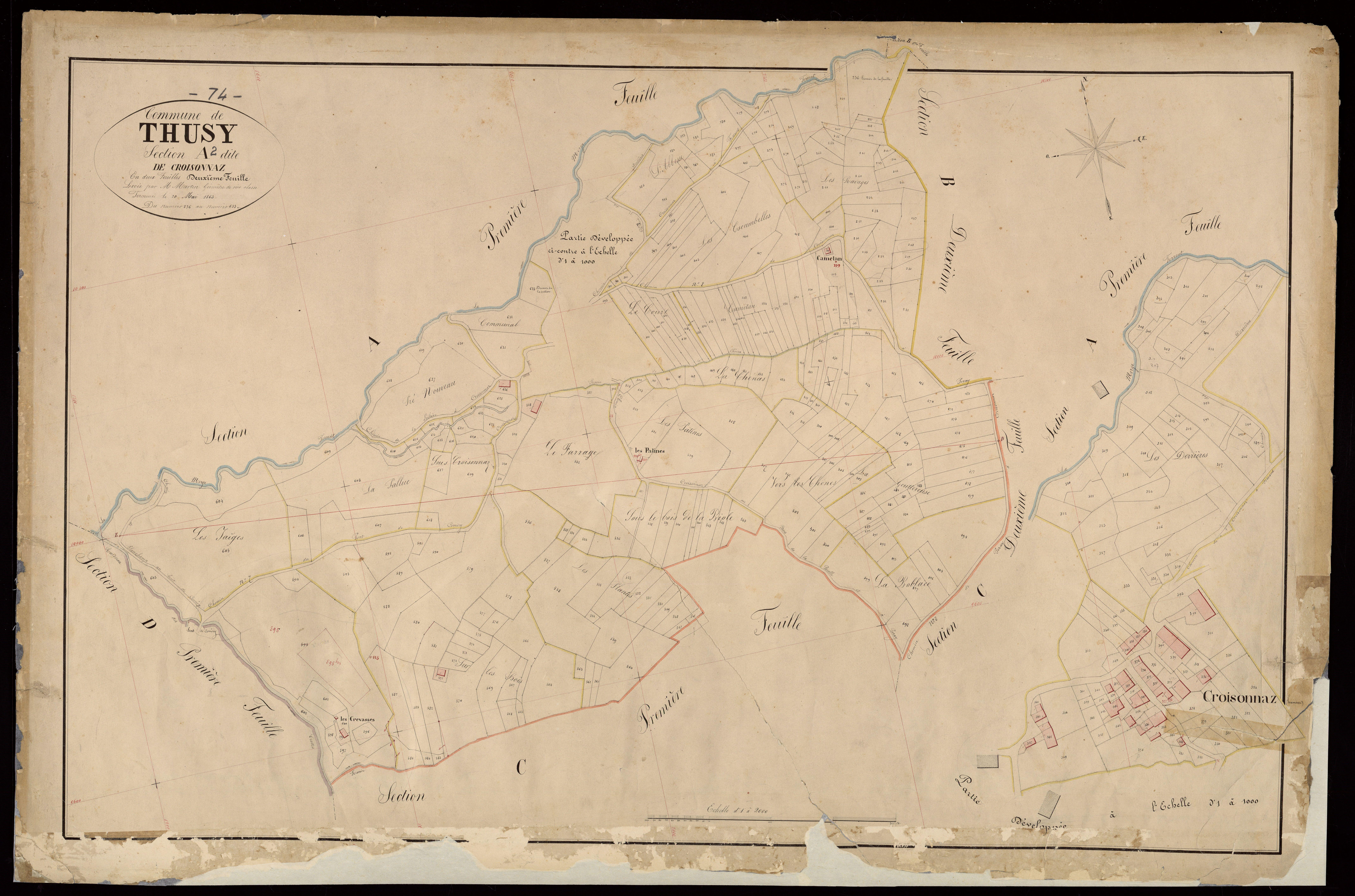 Section B : Sallongy - 1863