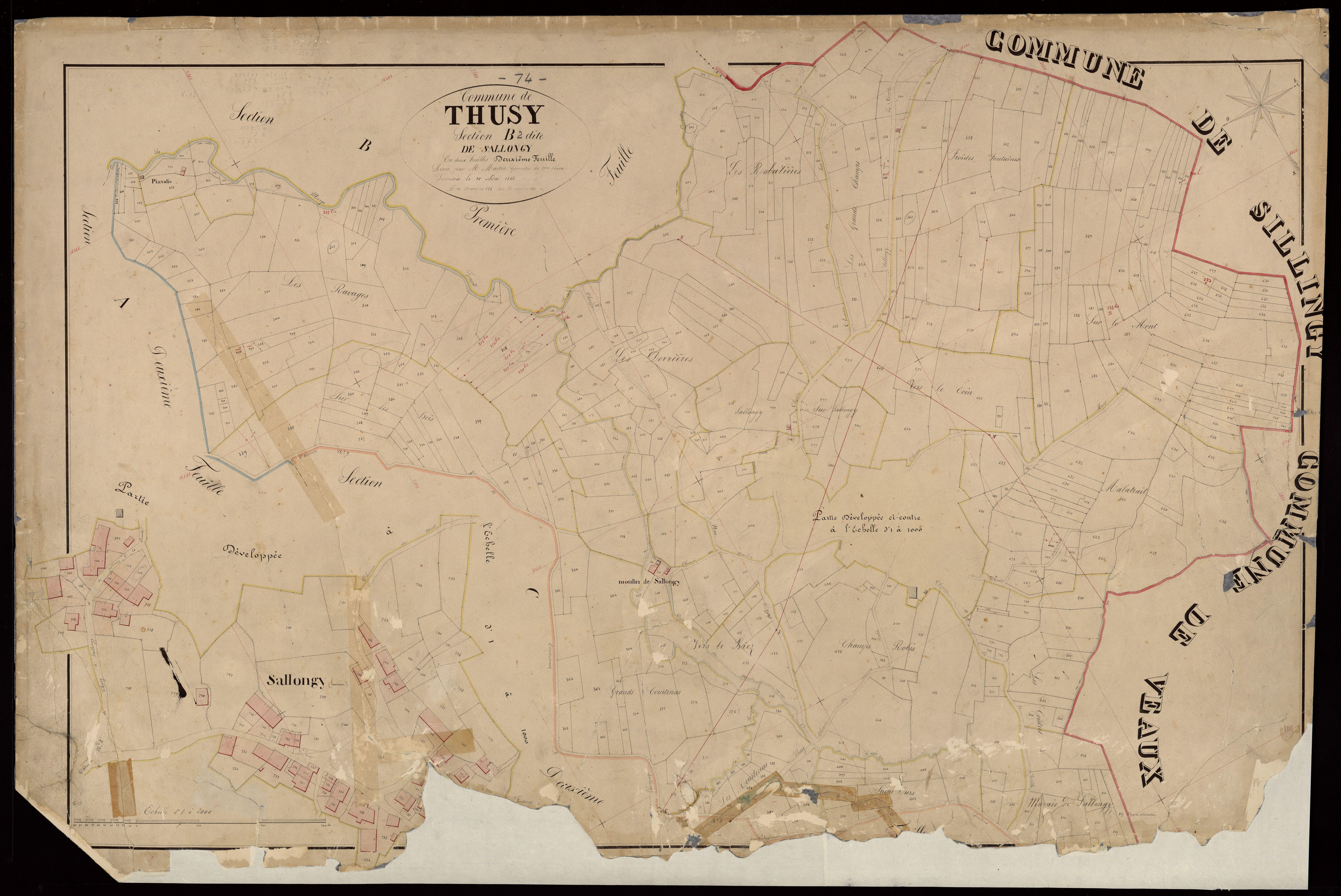 Section C : Pezay - 1863