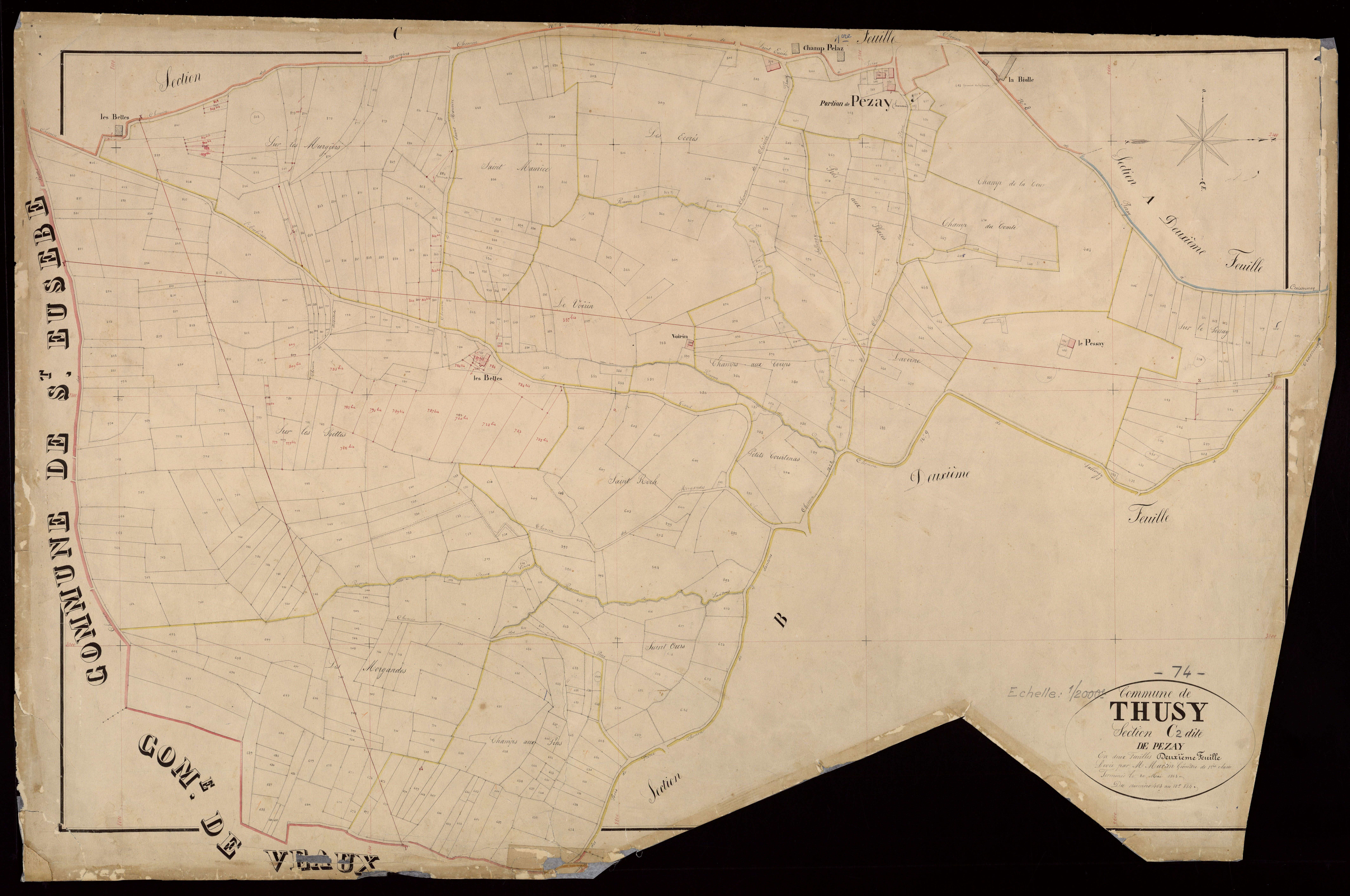 Section D : Le Village - 1863