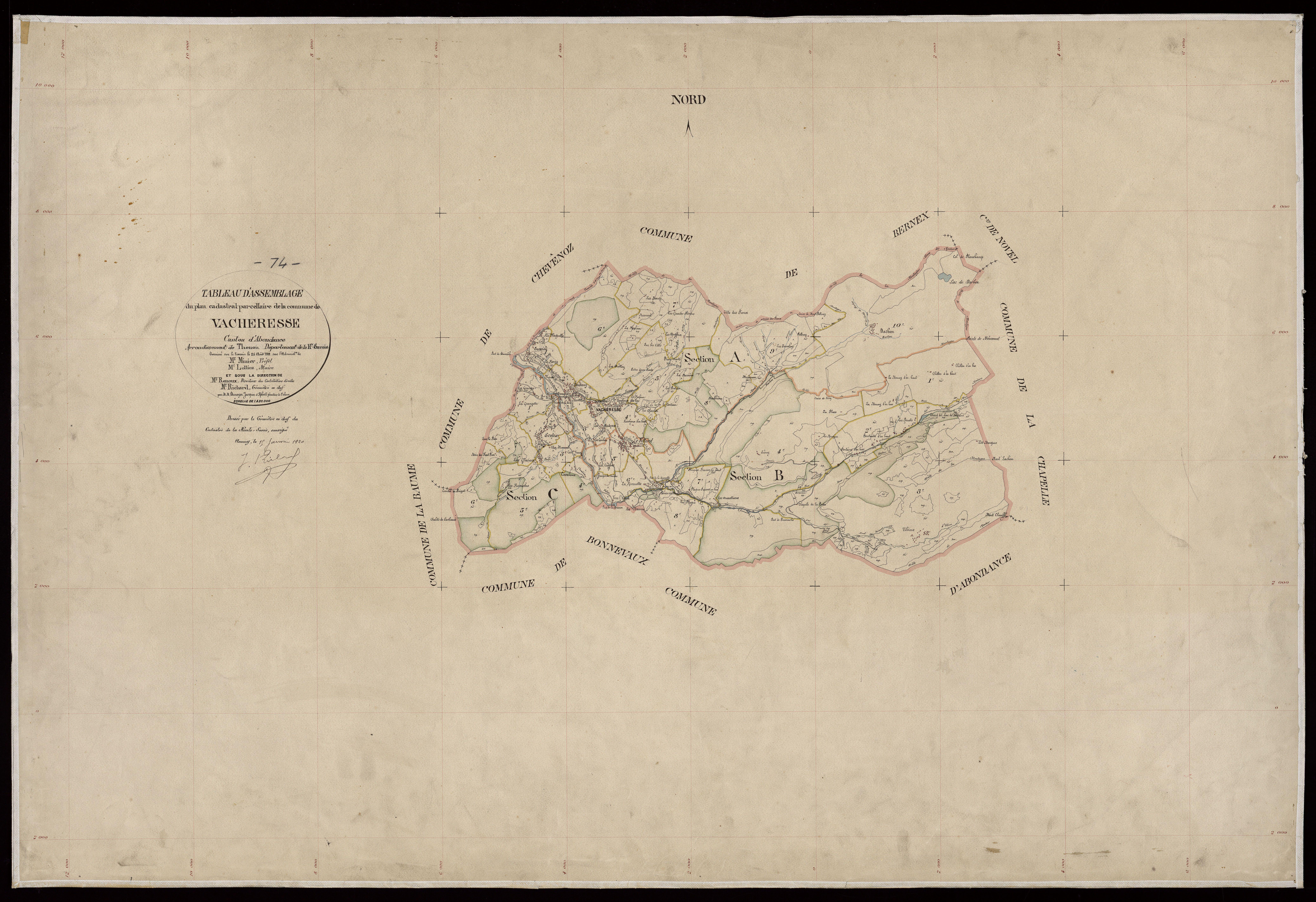 Plan parcellaire - 1919