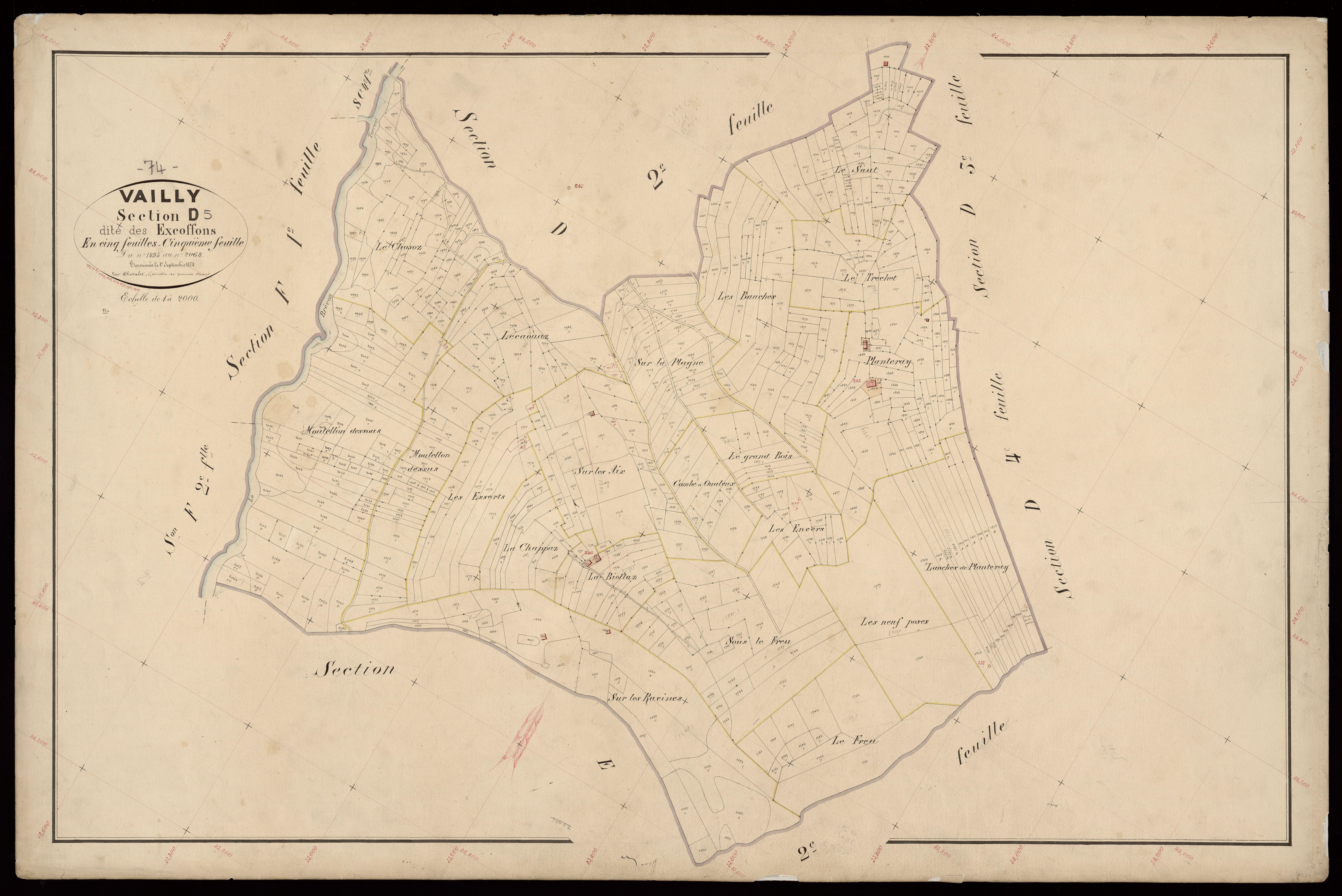 Section E : Les Charges - 1873