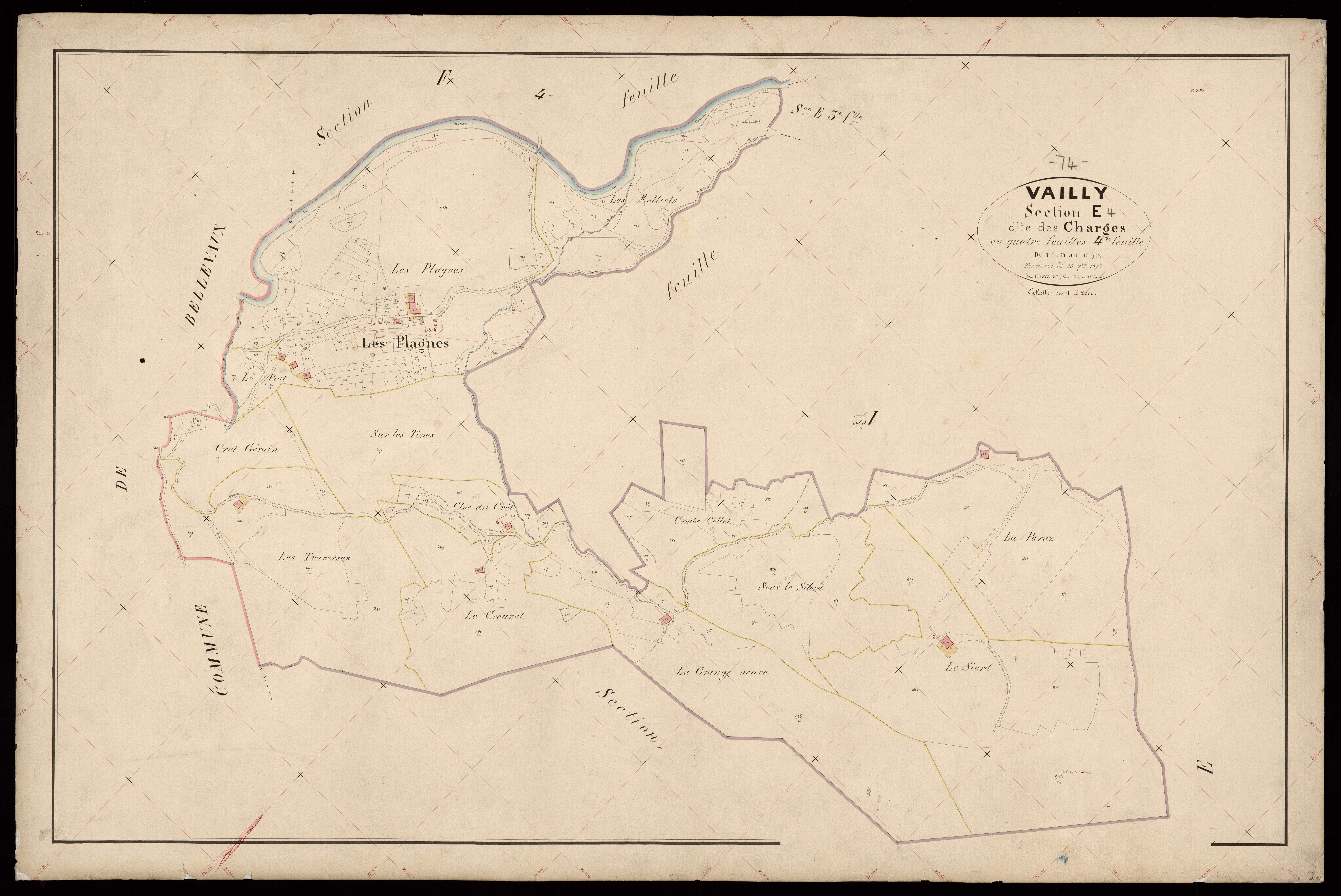 Section F : Le Lavouet - 1873