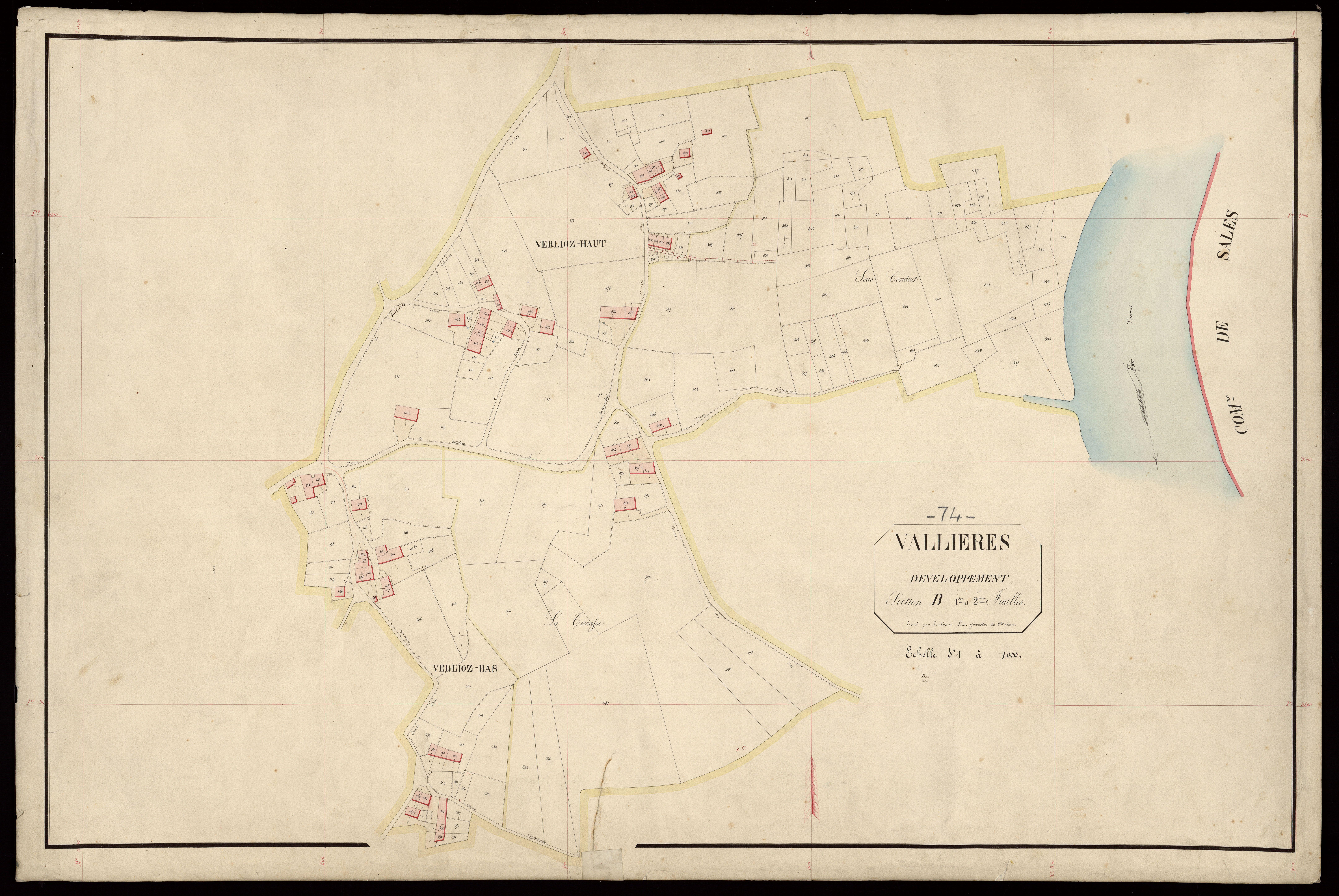 Section C : Le Village - 1866