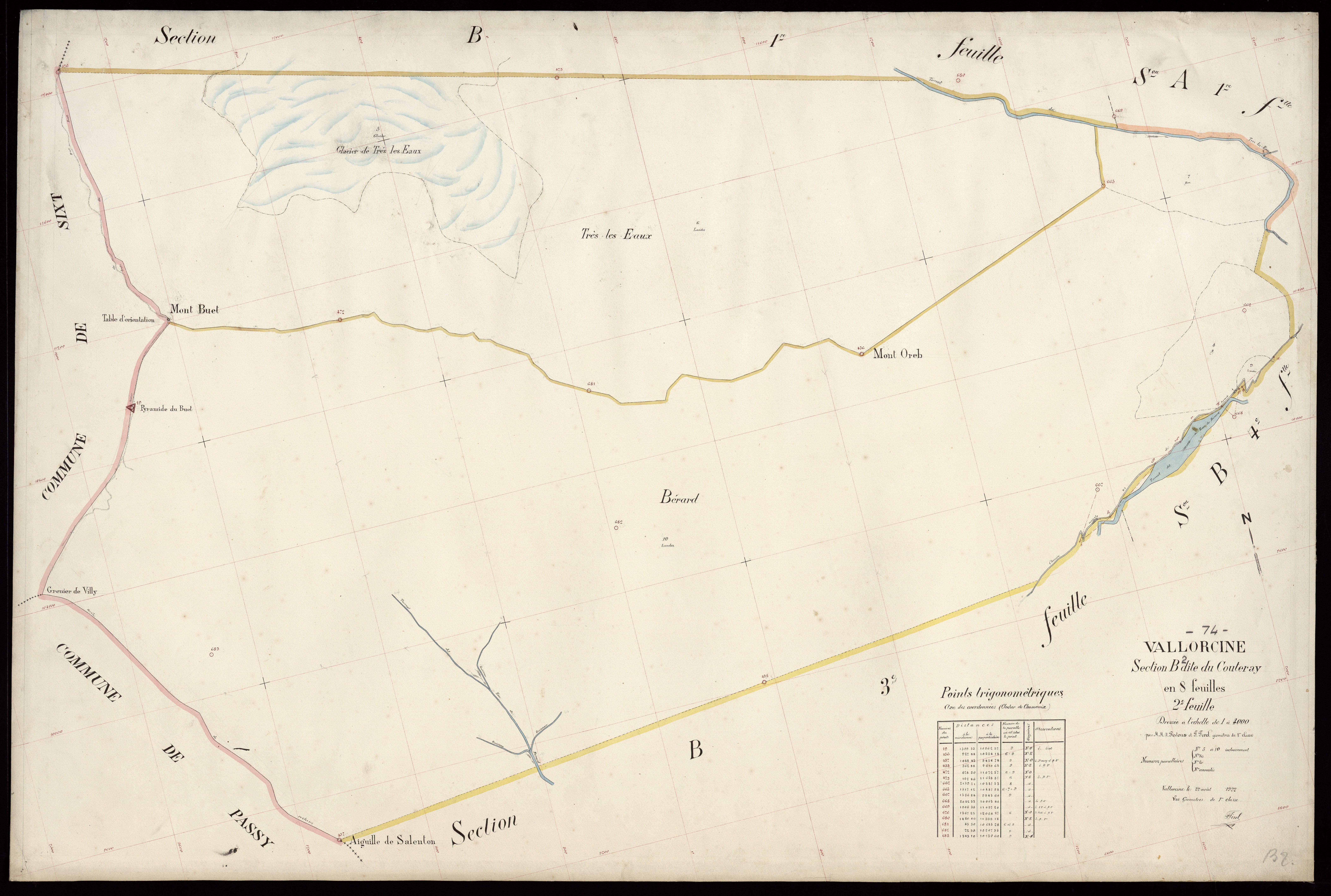 3 P 3 8963 - Feuille n° 3, parcelles n° 11 à 17 - 22 août 1922