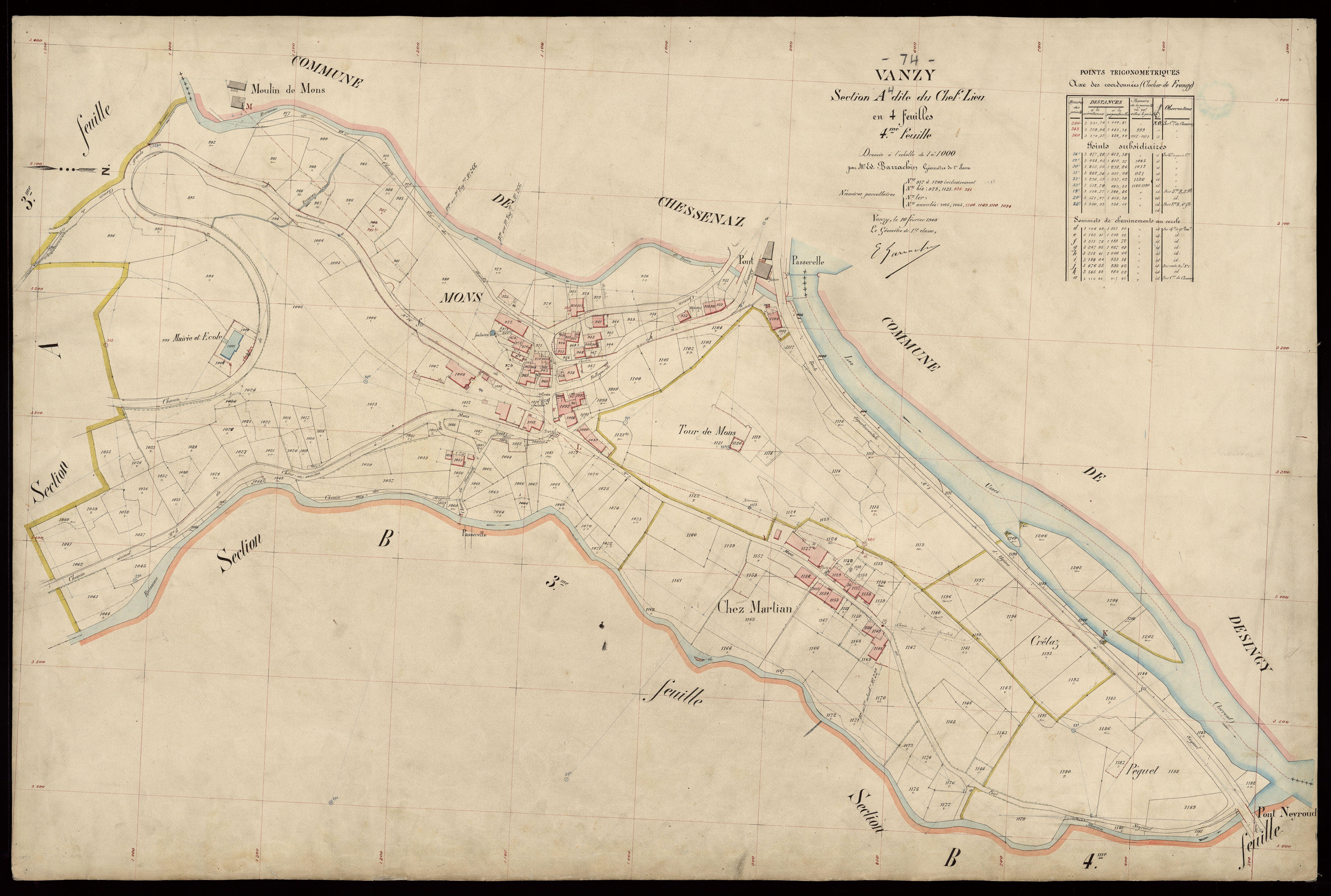 Section B : Chatenod - 1908