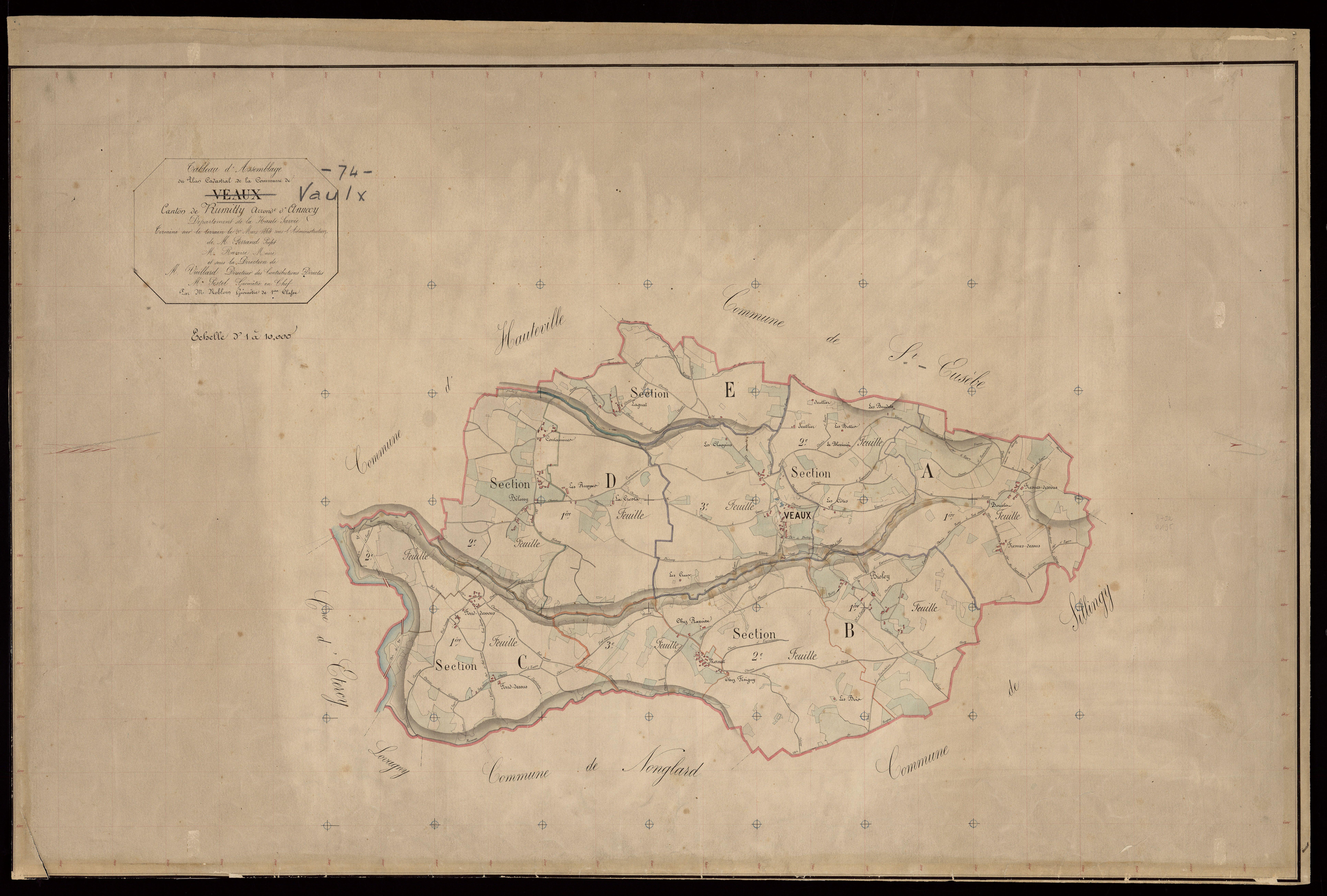Plan parcellaire - 1905