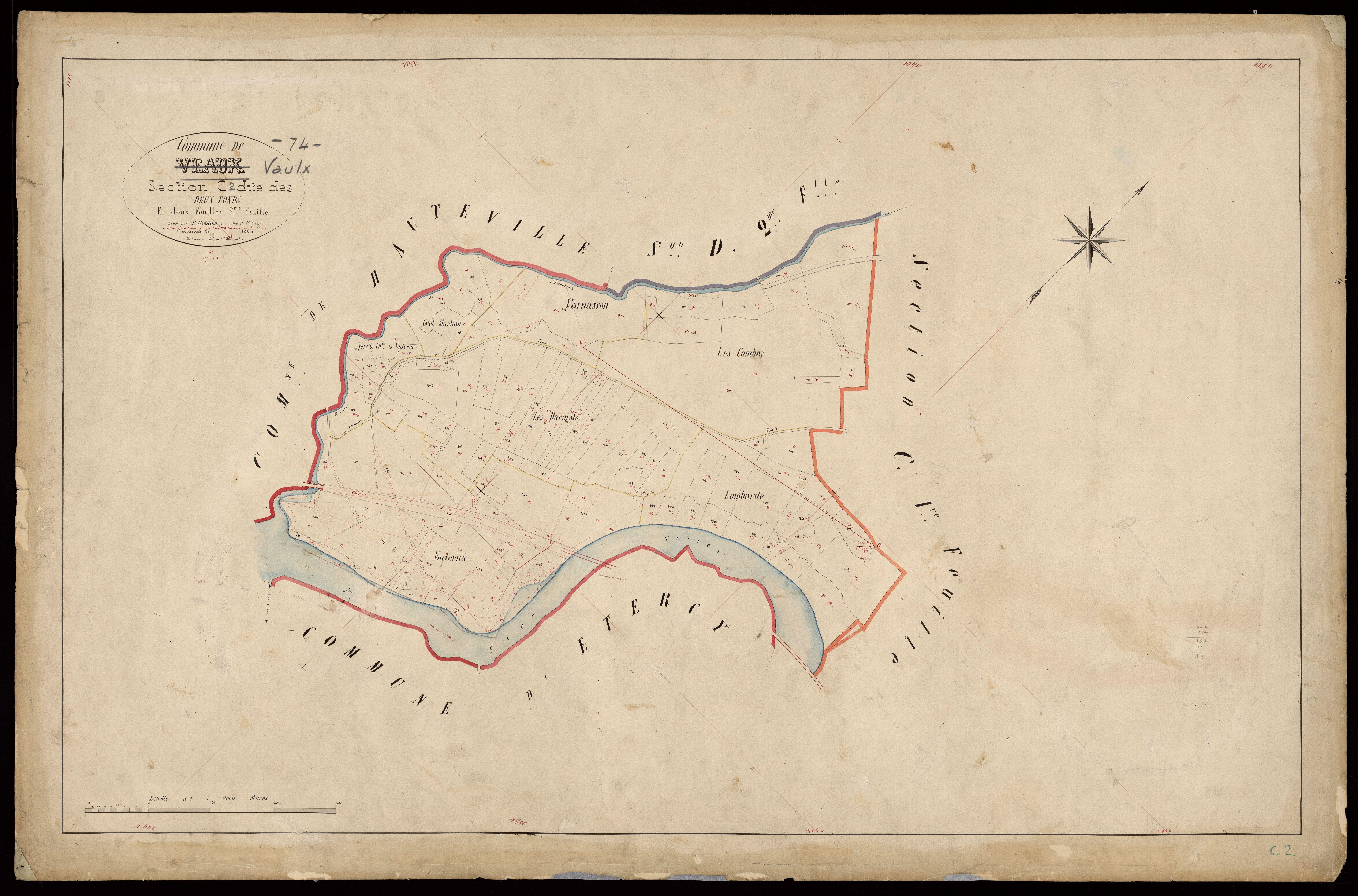 Section D : Belossy et Contamines - 1905