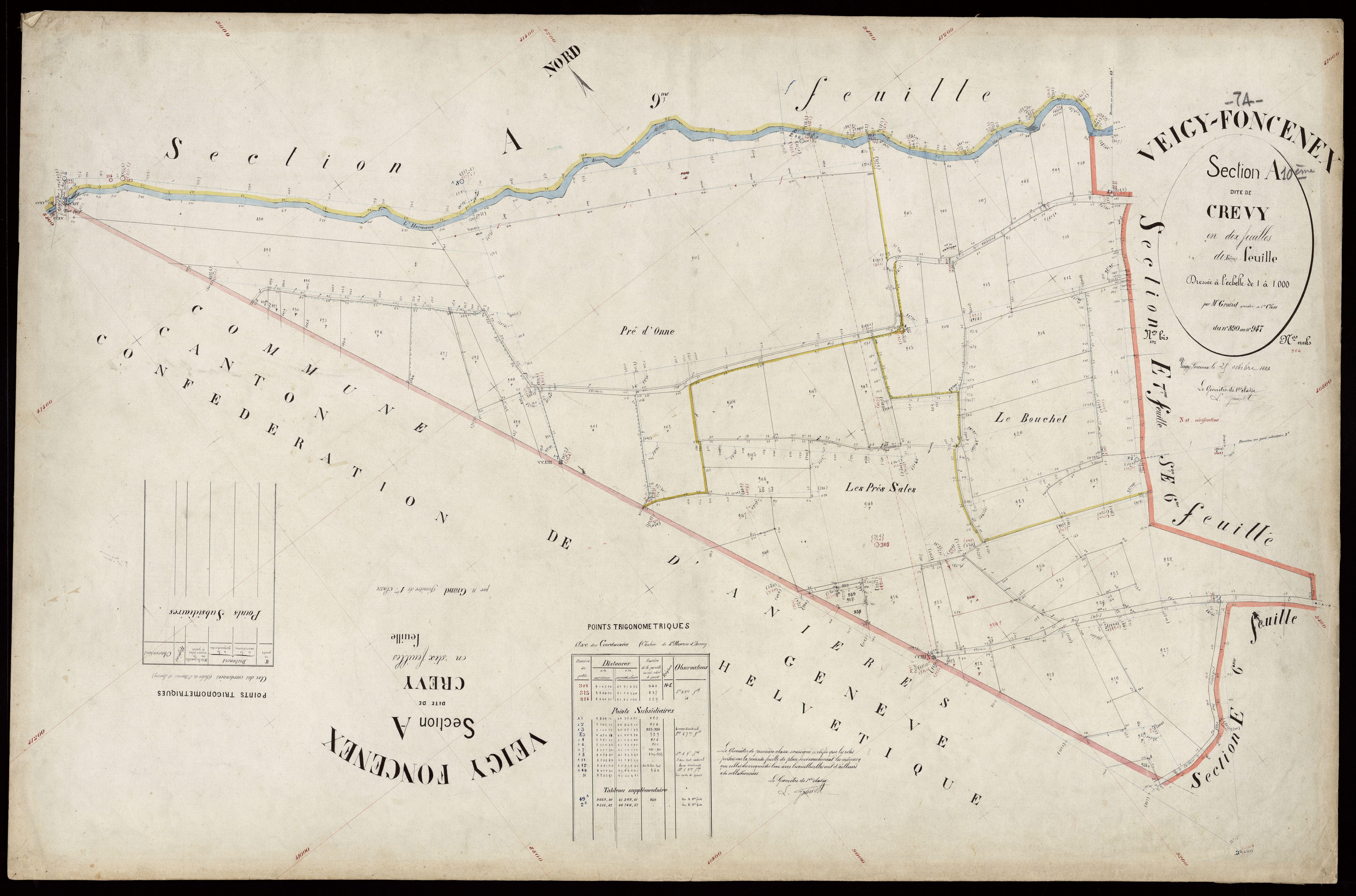 Section B : Les Bois - 1884