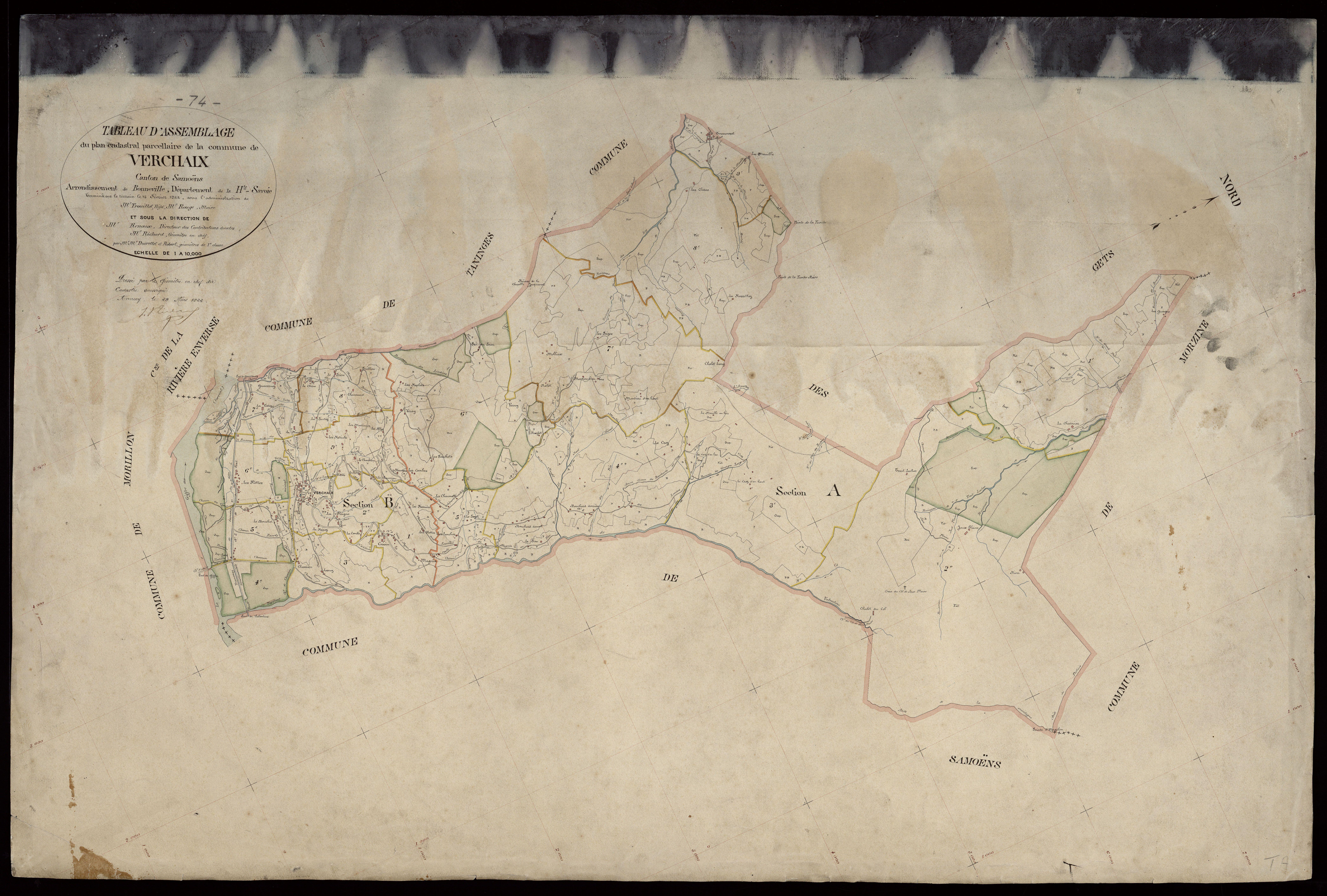 Plan parcellaire - 1922
