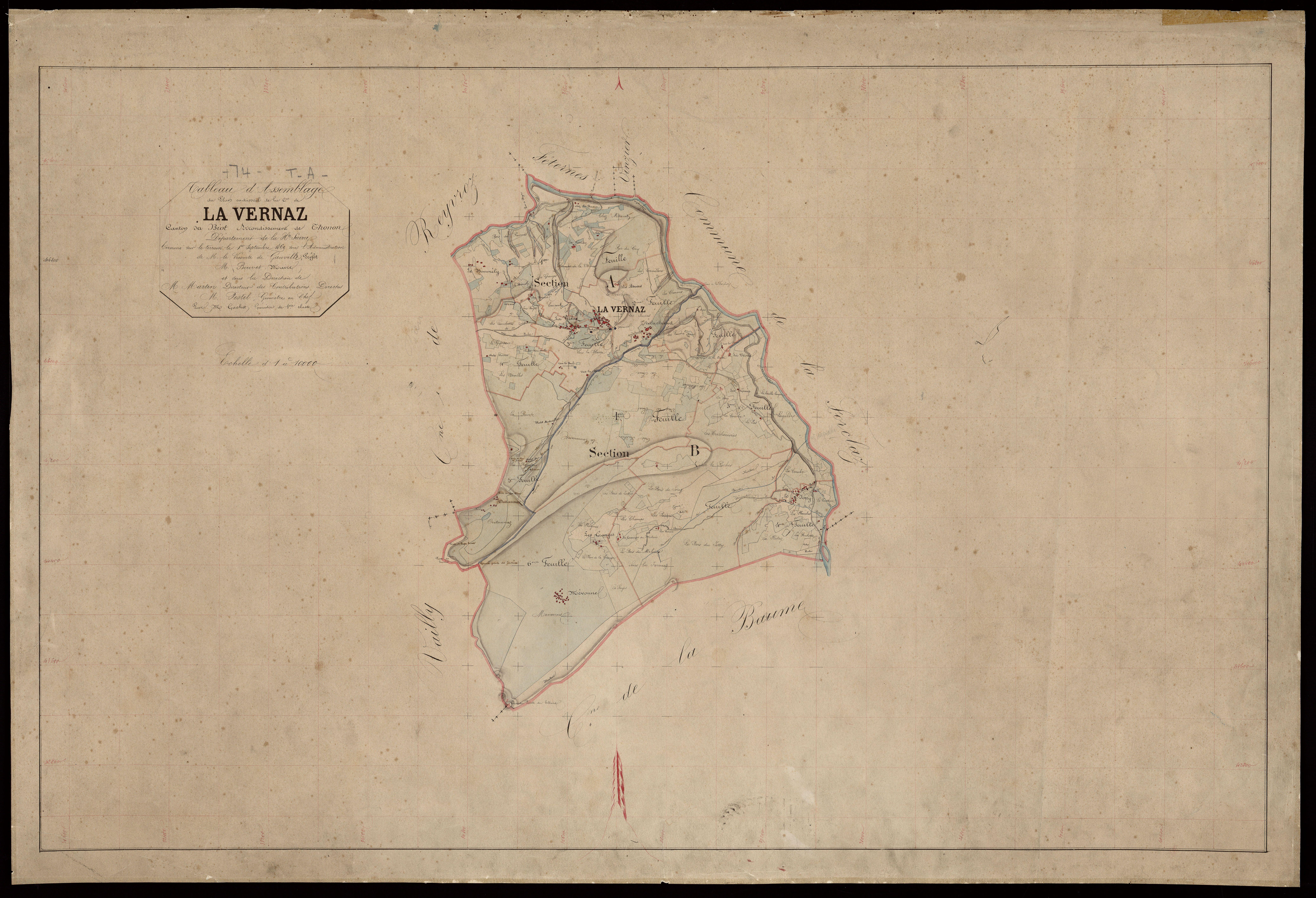 Plan parcellaire - 1868-1869
