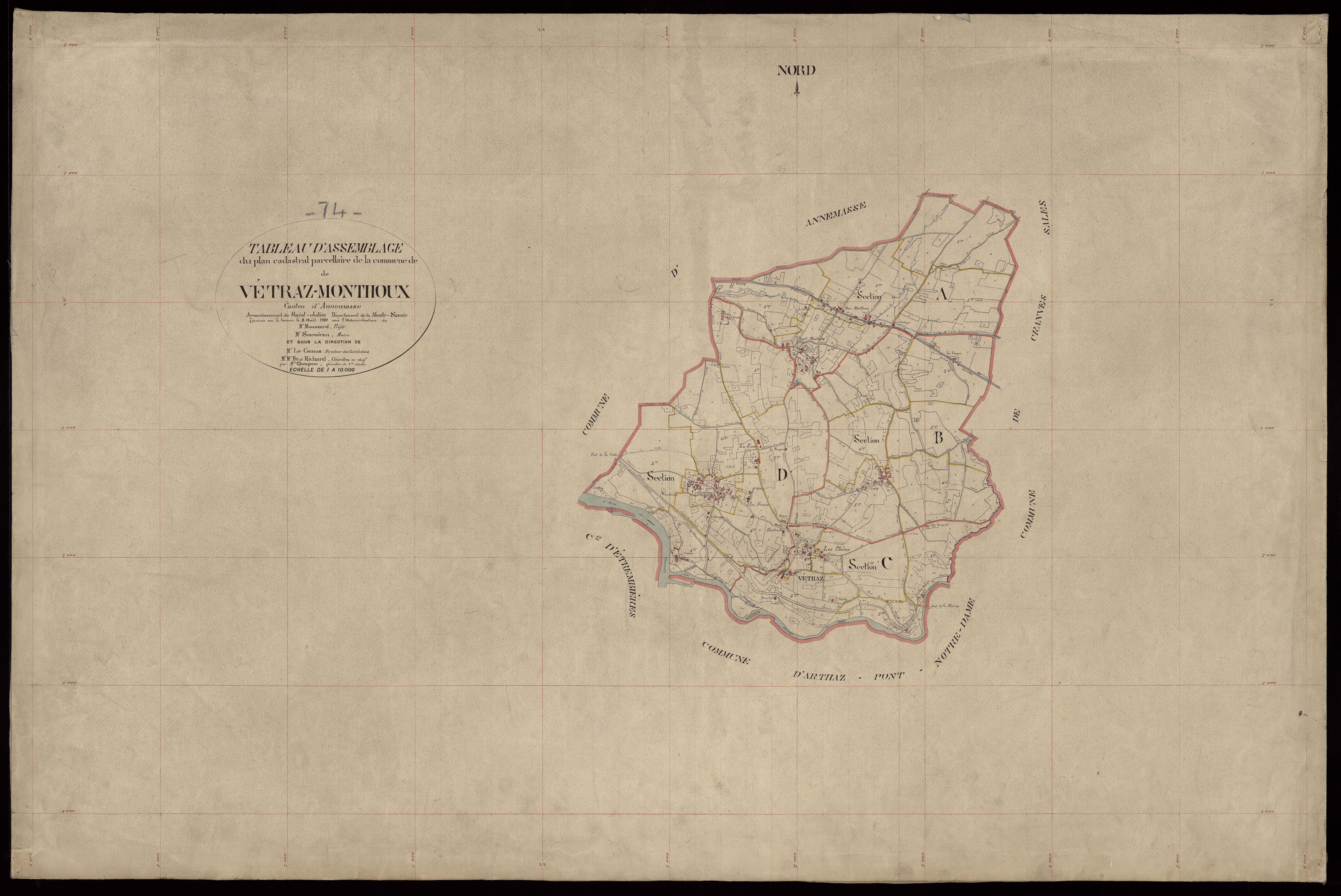 Canevas trigonométrique - 1900