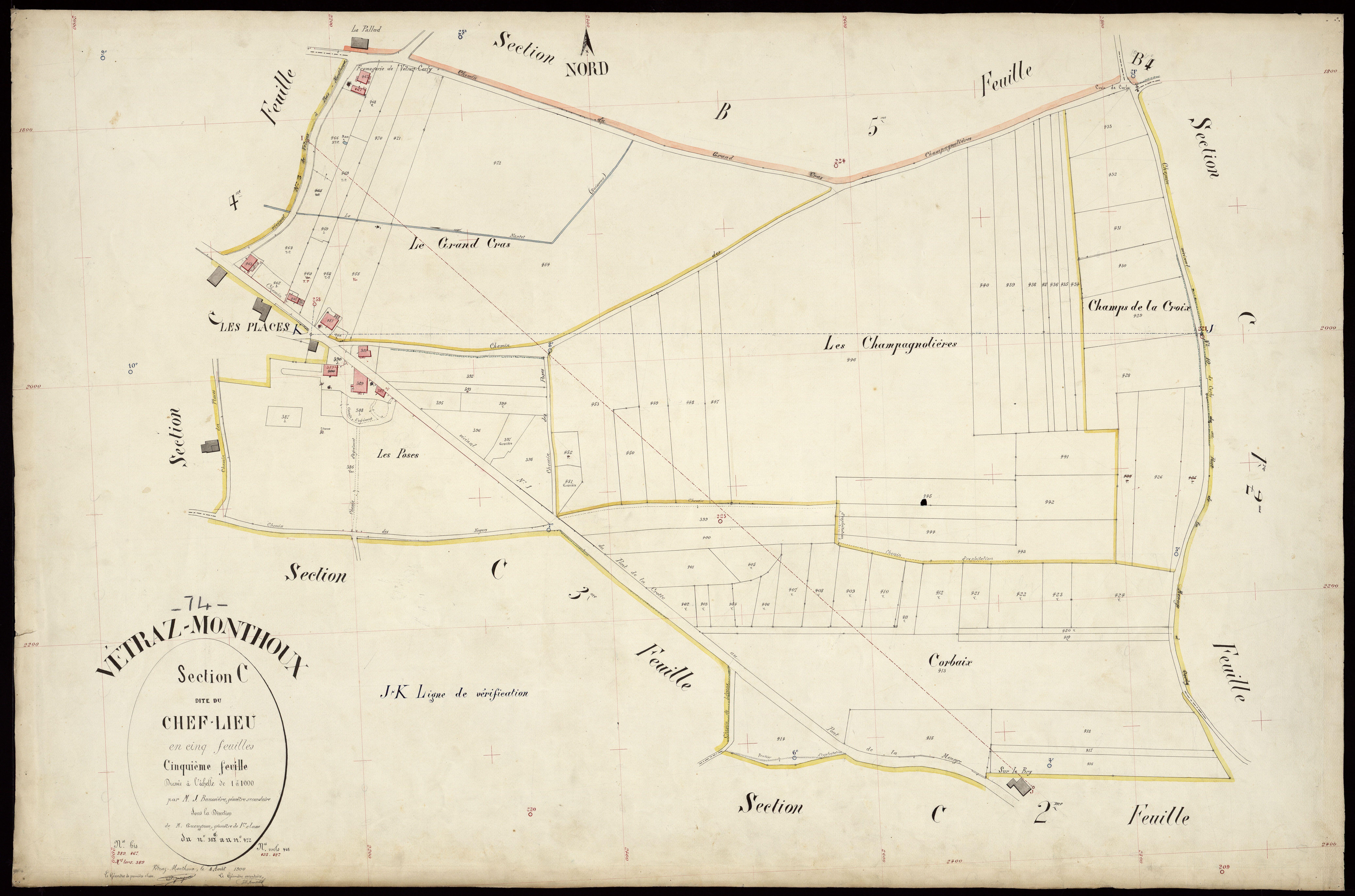 Section D : Collonges - 1900