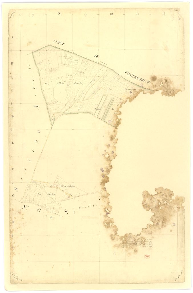 Section A dite des Grands-Beorlots, en 2 feuilles, 2eme feuille