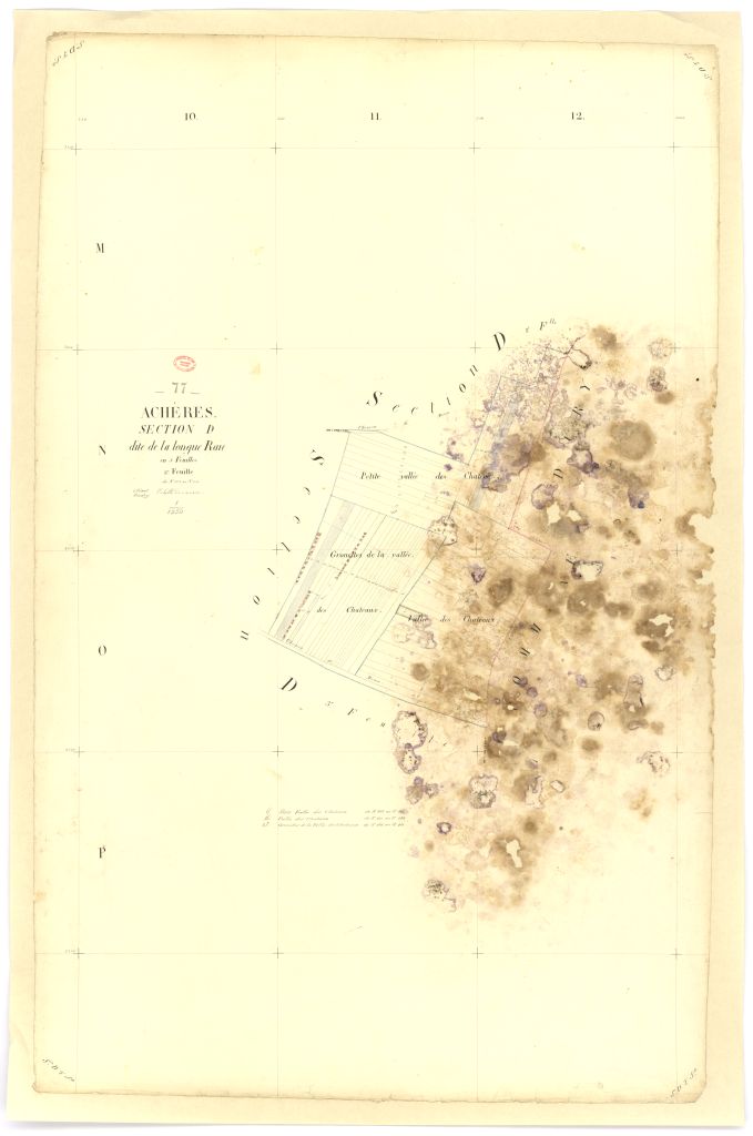 Section D dite de la Longue-Raie, en 5 feuilles, 2eme feuille