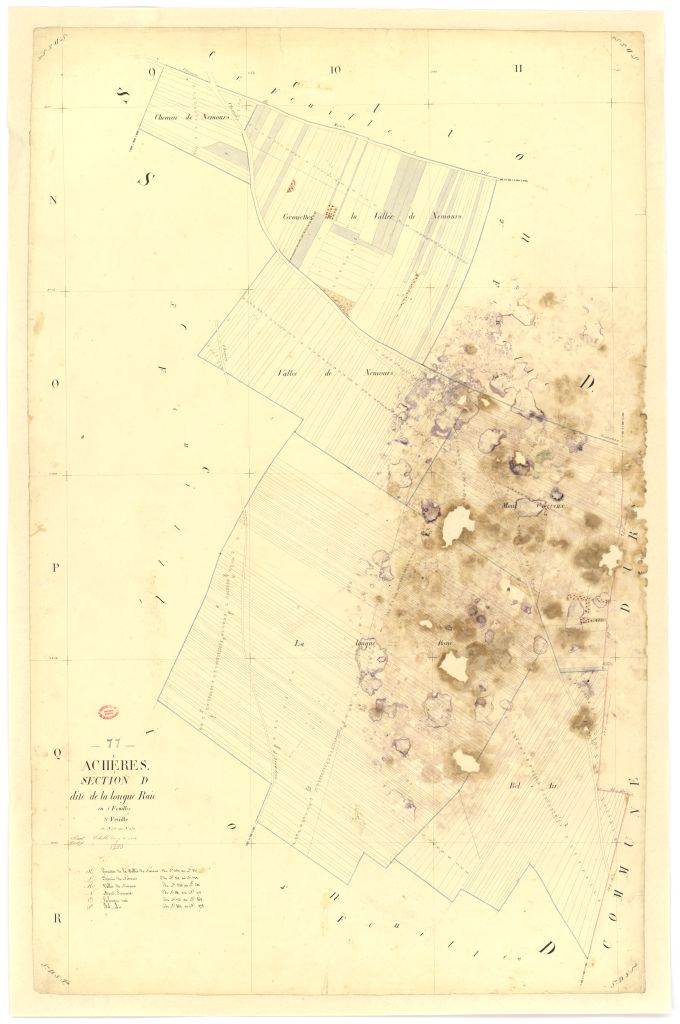 Section D dite de la Longue-Raie, en 5 feuilles, 3eme feuille